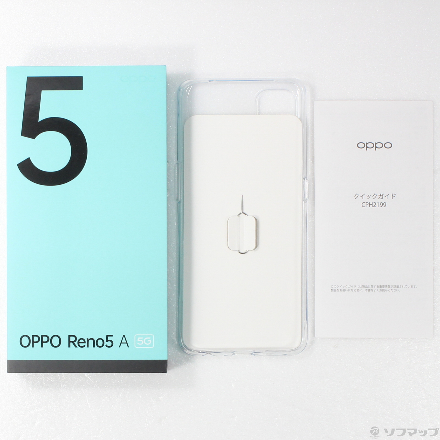 中古】OPPO Reno5 A 128GB アイスブルー CPH2199 SIMフリー