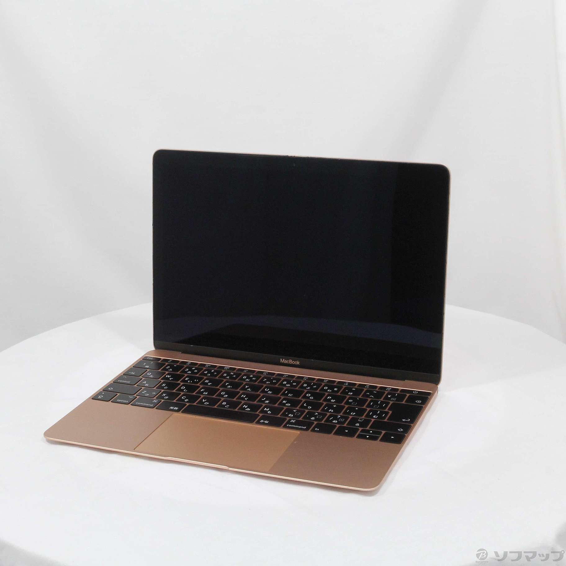 〔中古品〕 MacBook 12-inch Mid 2017 MRQN2J／A Core_m3 1.2GHz 8GB SSD256GB ゴールド  〔10.15 Catalina〕