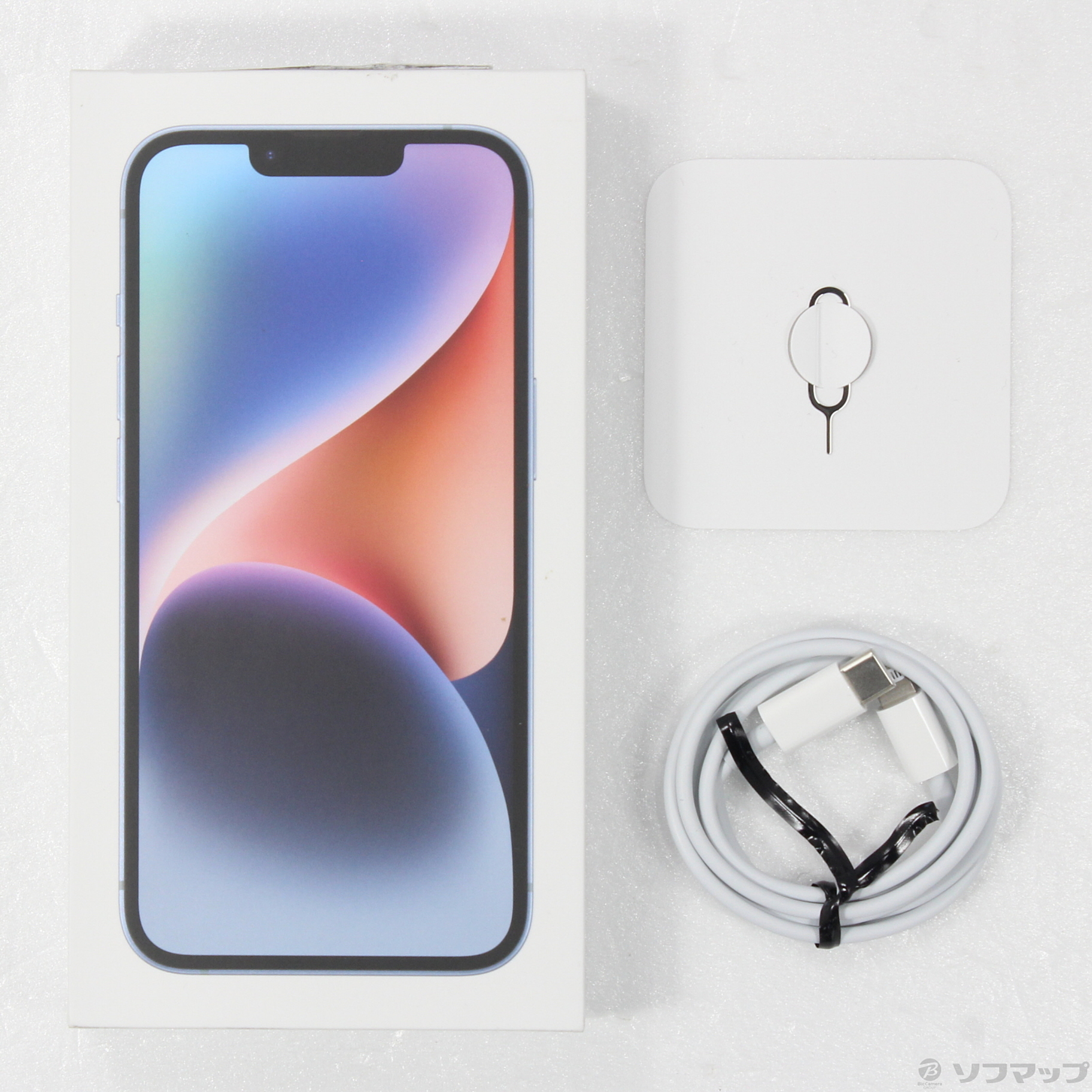 中古】iPhone14 256GB ブルー MPWN3J／A SIMフリー