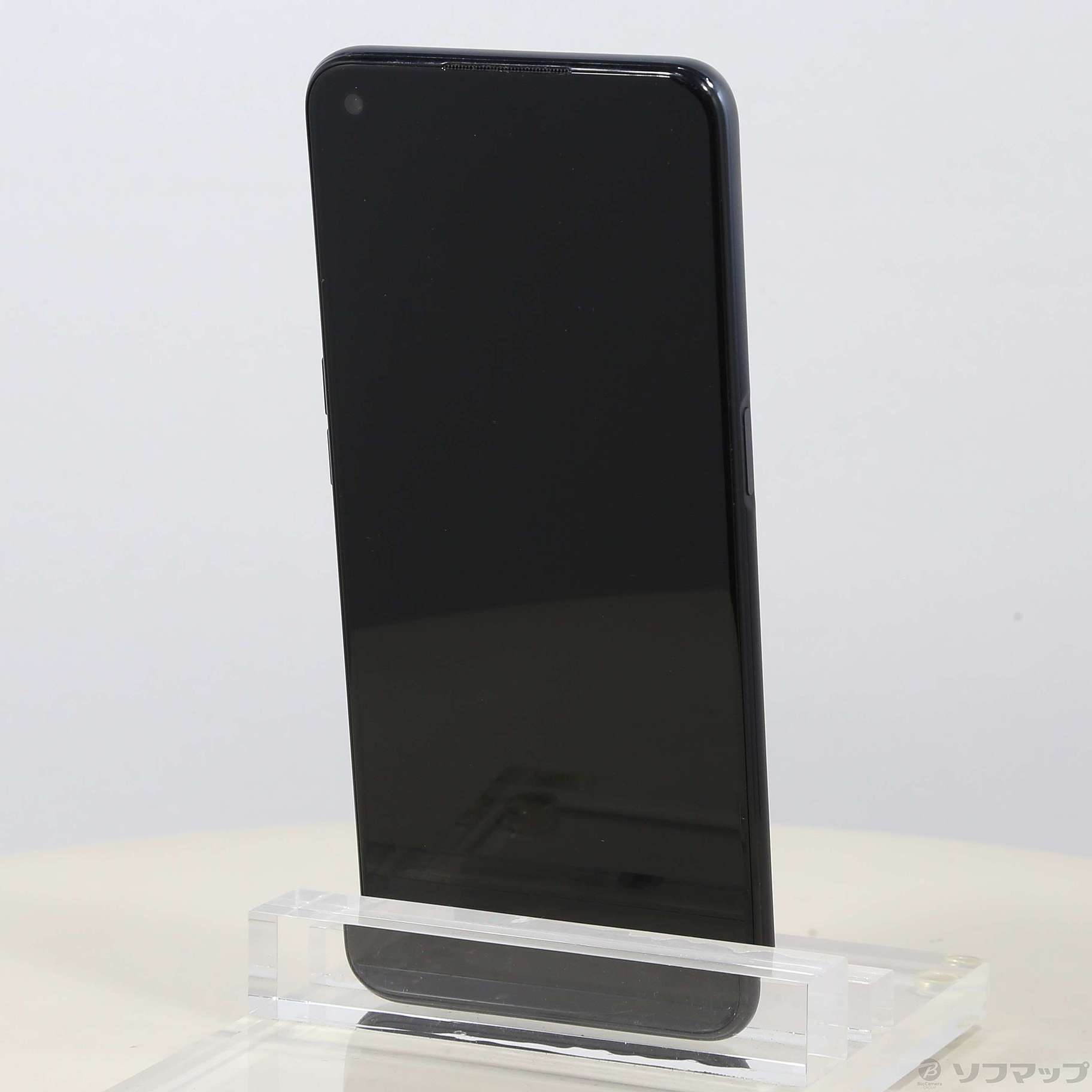 中古】OPPO A54 5G 64GB シルバーブラック OPG02 UQ mobile