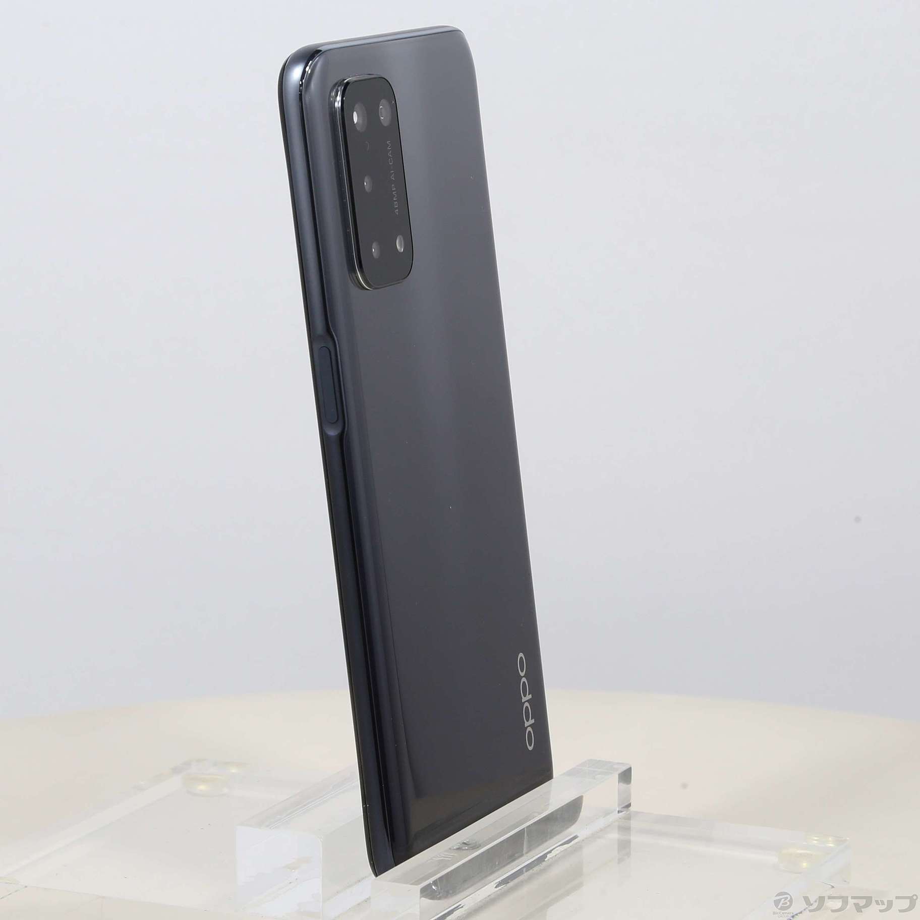 中古】OPPO A54 5G 64GB シルバーブラック OPG02 UQ mobile