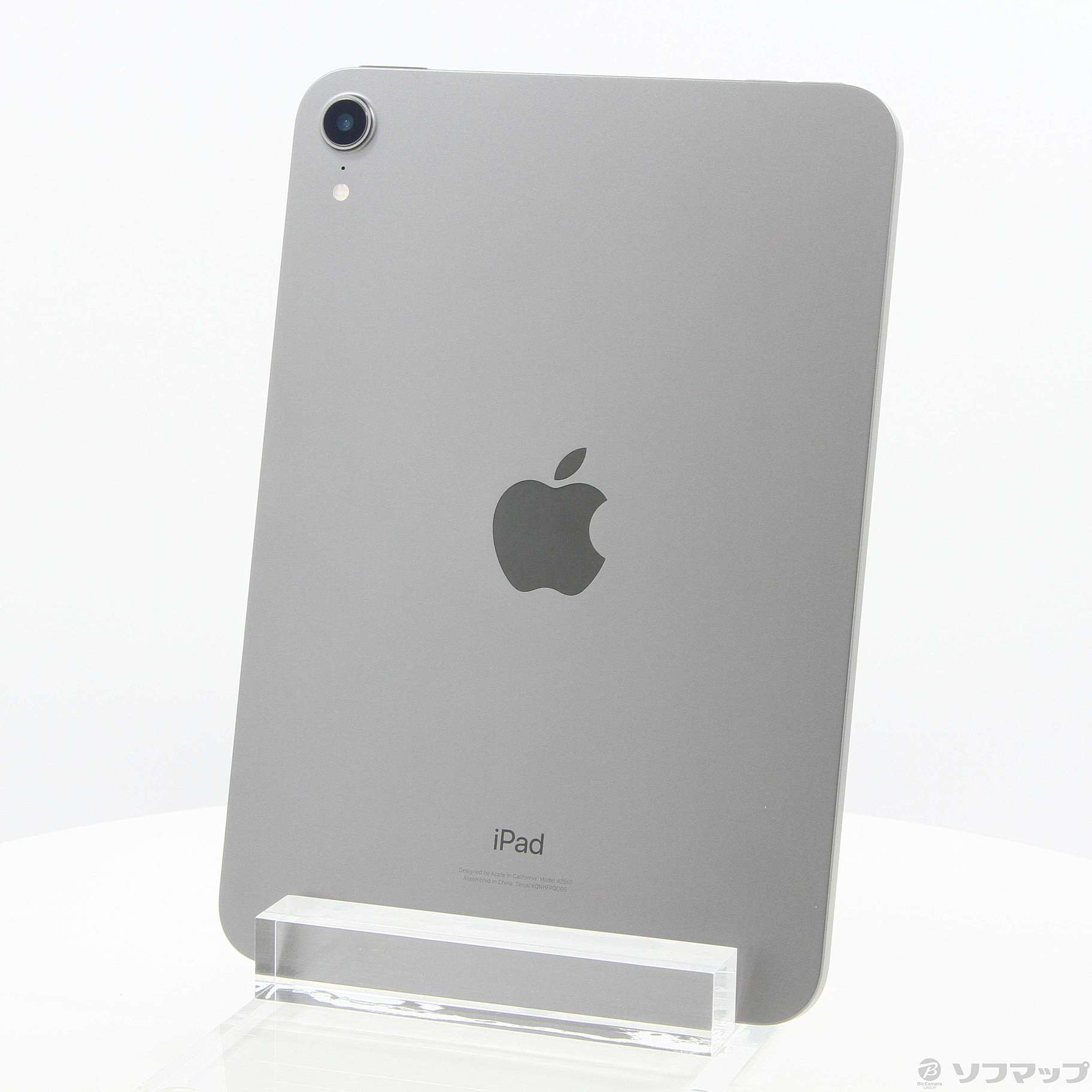 中古】iPad mini 第6世代 64GB スペースグレイ MK7M3J／A Wi-Fi