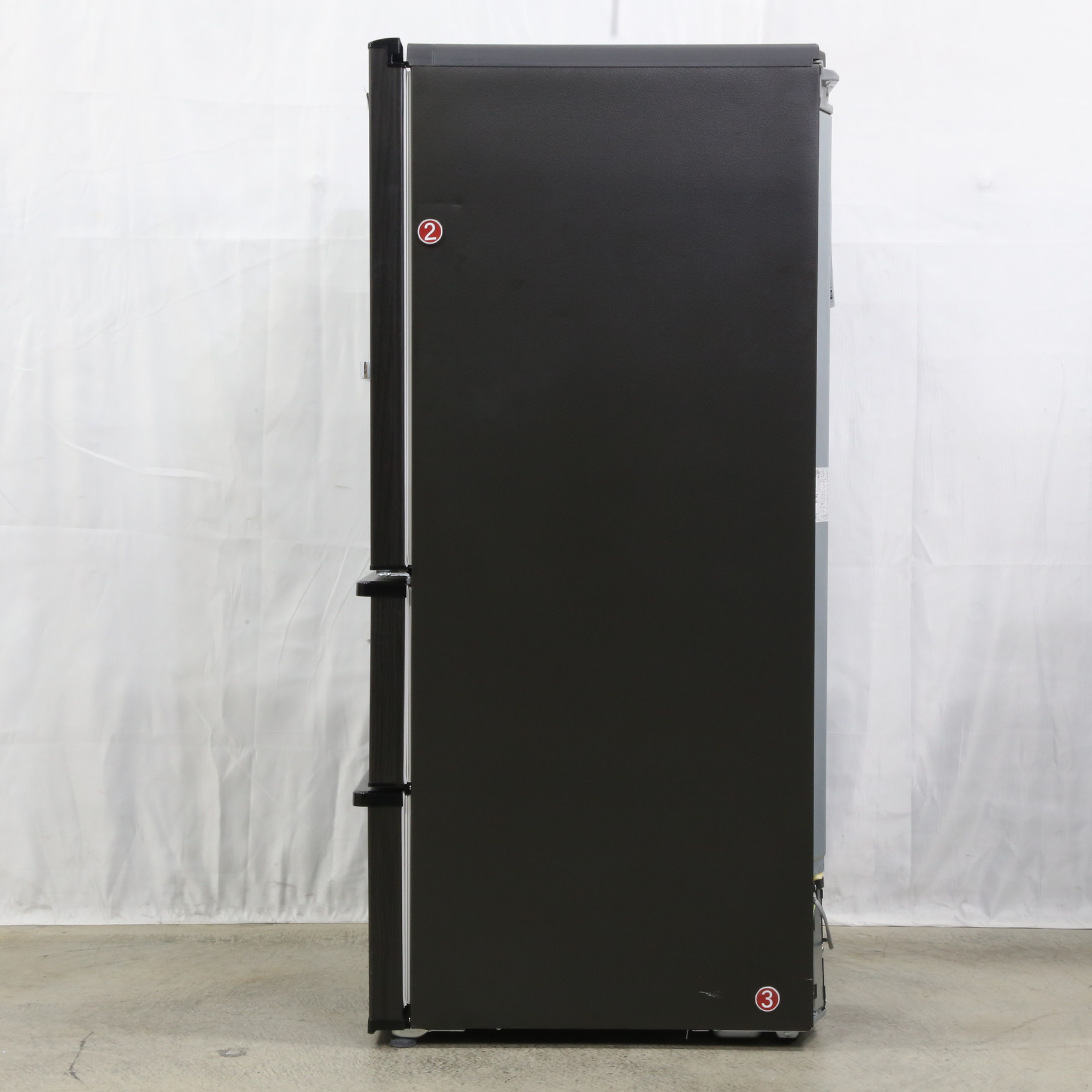 中古】〔展示品〕 冷蔵庫 ｳｯﾄﾞﾌﾞﾗｯｸ AQR-SV27N(K) ［幅60cm ／3ドア 