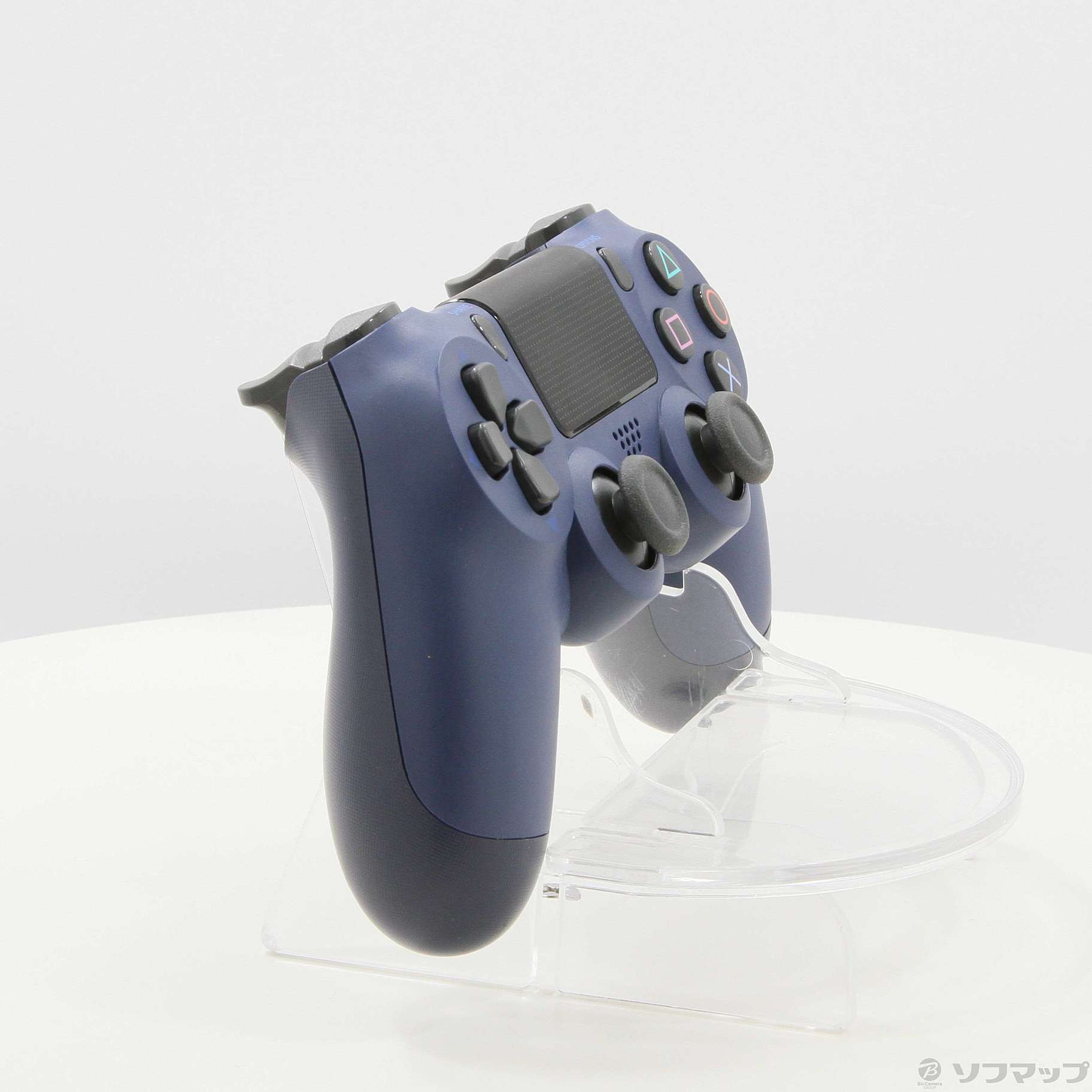 中古】ワイヤレスコントローラー DUALSHOCK4 ミッドナイト・ブルー 【PS4】 [2133049202901] -  リコレ！|ビックカメラグループ ソフマップの中古通販サイト