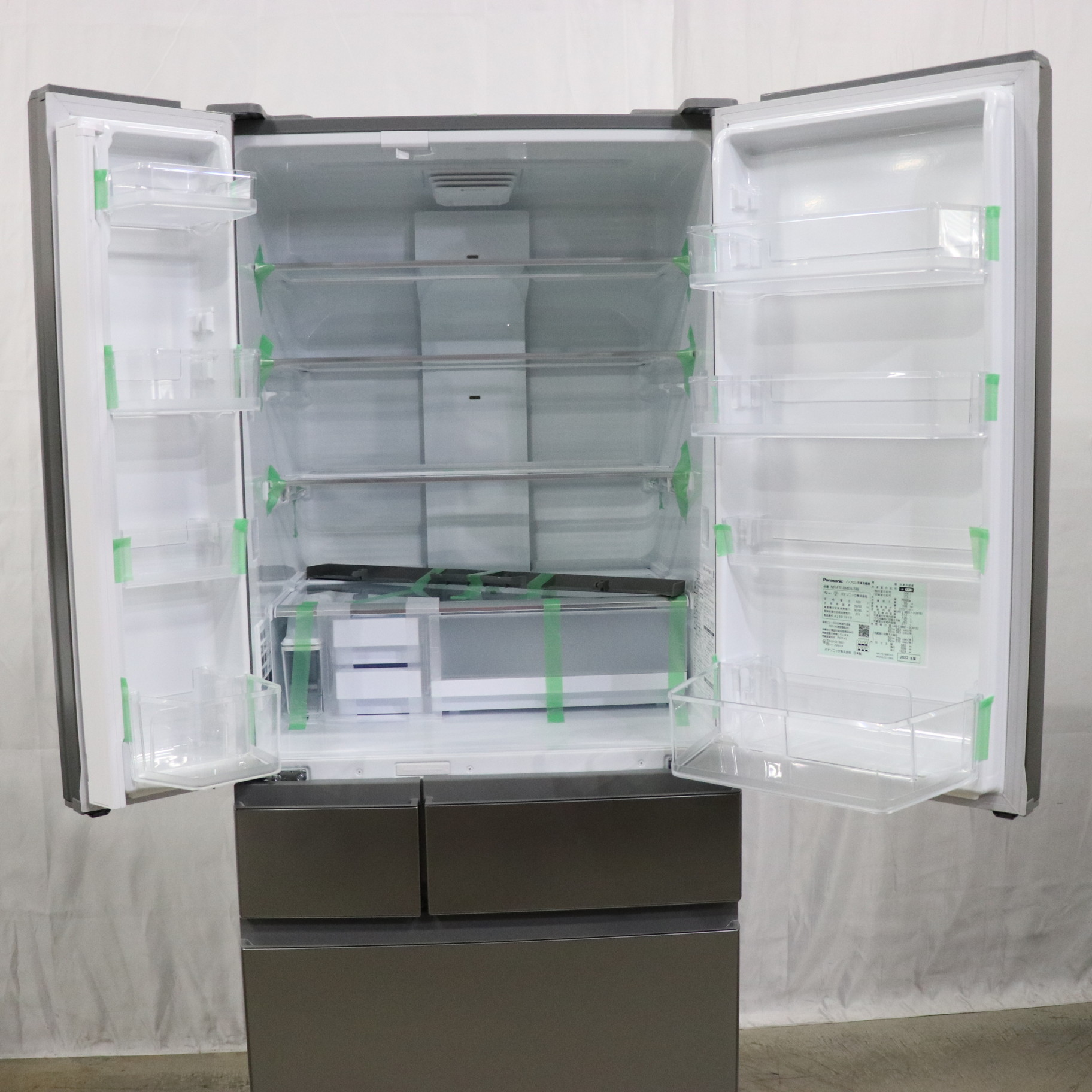 中古】〔展示品〕 冷蔵庫 MEXタイプ ステンレスシルバー NR-F518MEX-S