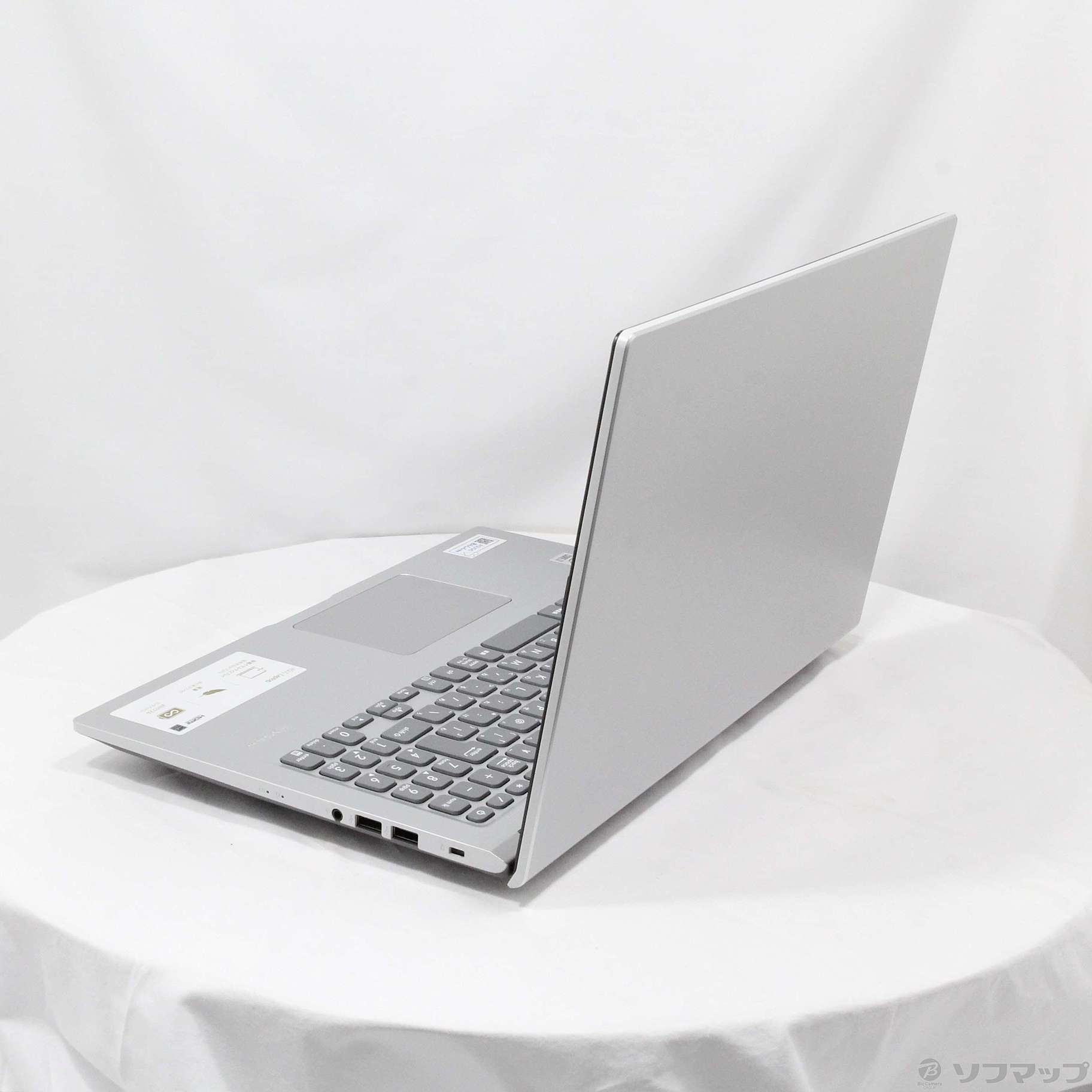 中古】ASUS X515JA X515JA-BQ2321WX トランスペアレントシルバー