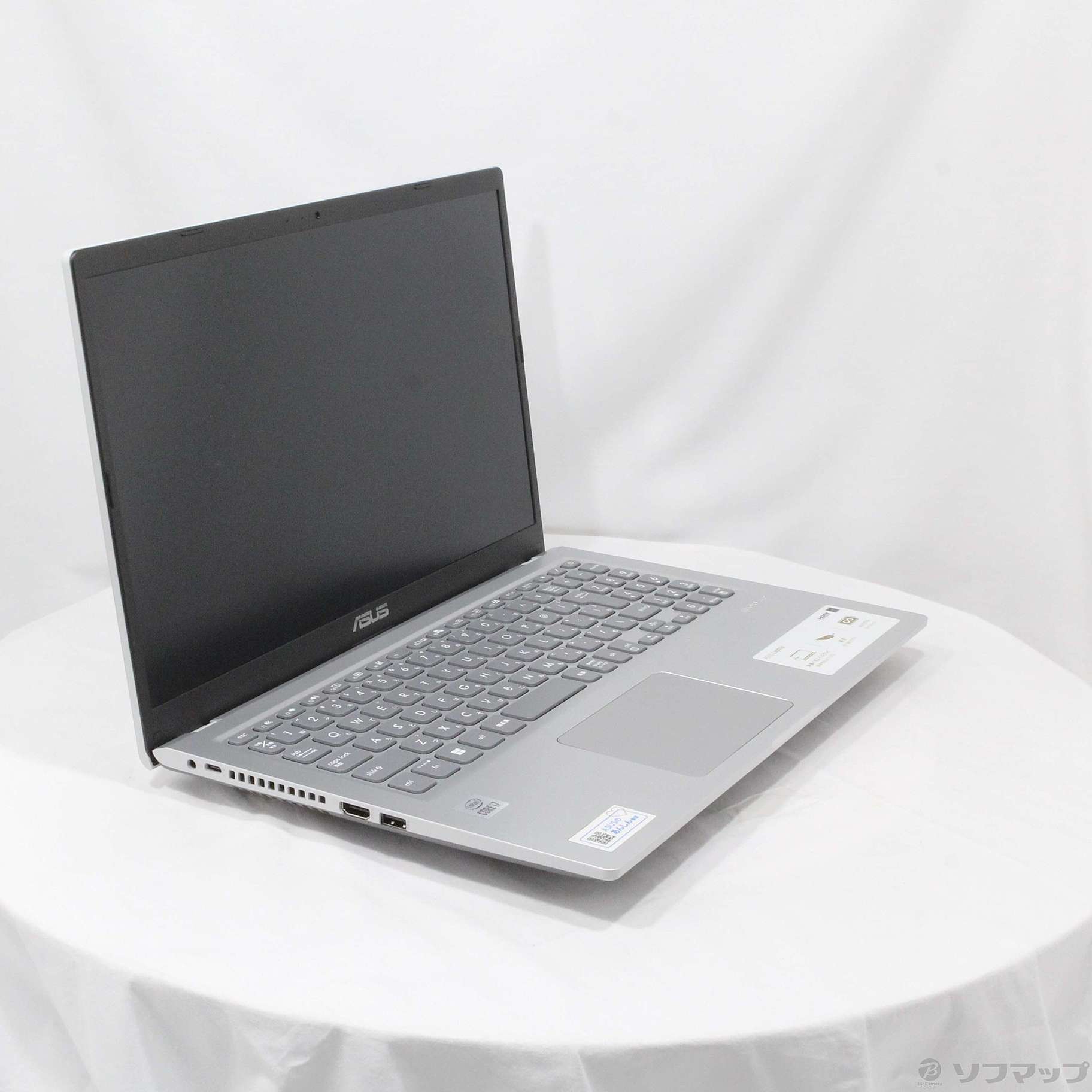 中古】ASUS X515JA X515JA-BQ2321WX トランスペアレントシルバー