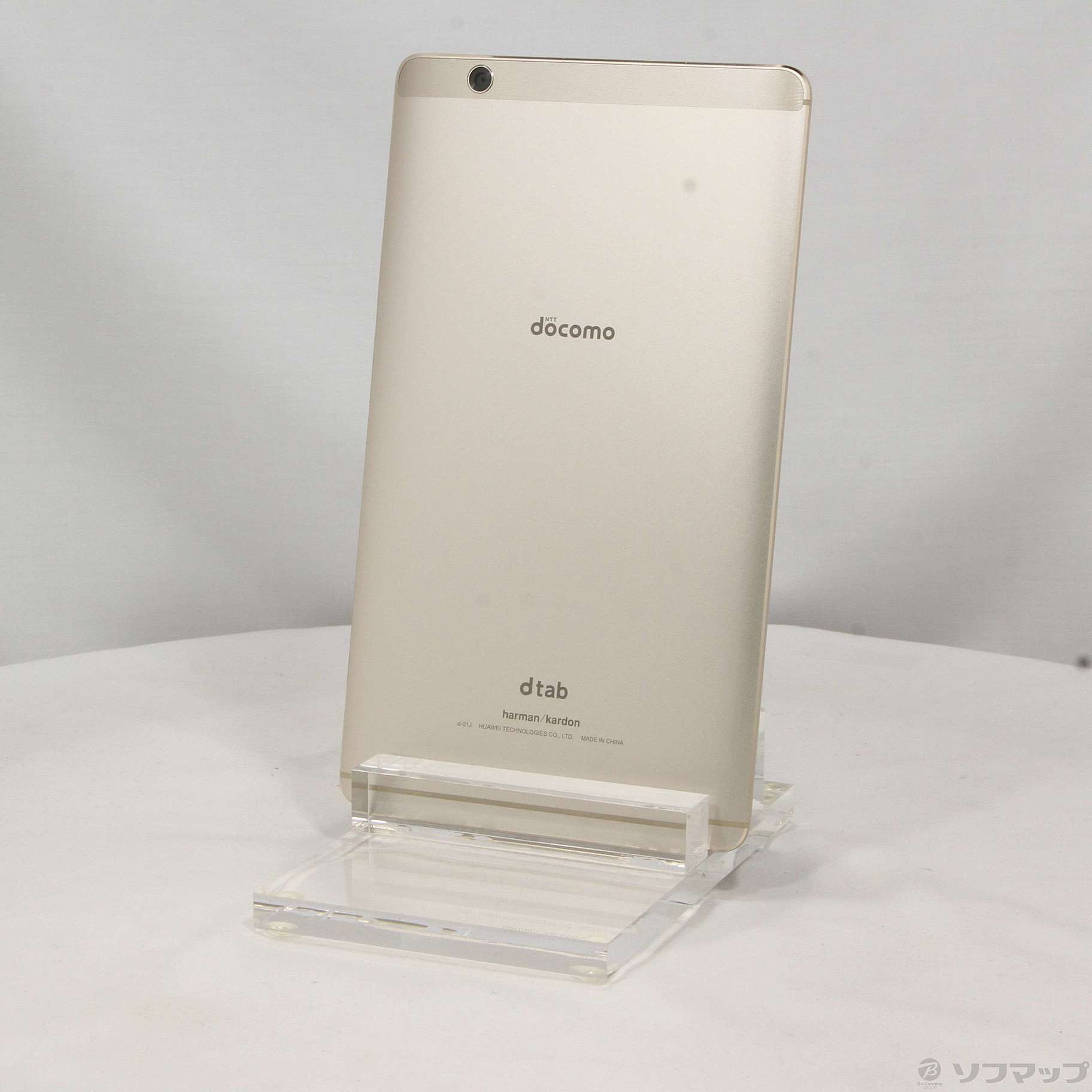 中古】dtab compact 16GB ゴールド d-01J docomo [2133049208989