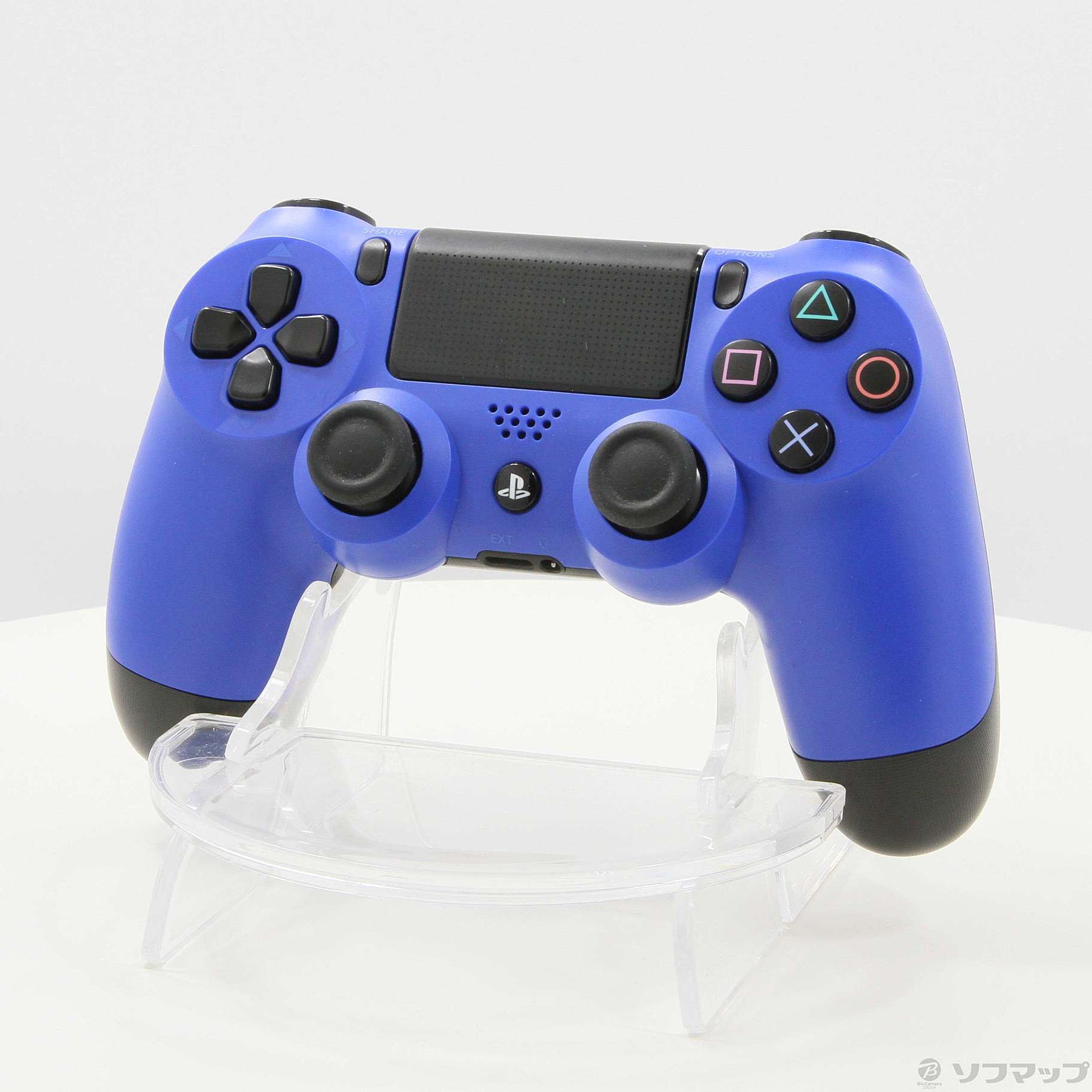 中古】ワイヤレスコントローラー DUALSHOCK4 ウェイブ・ブルー 【PS4