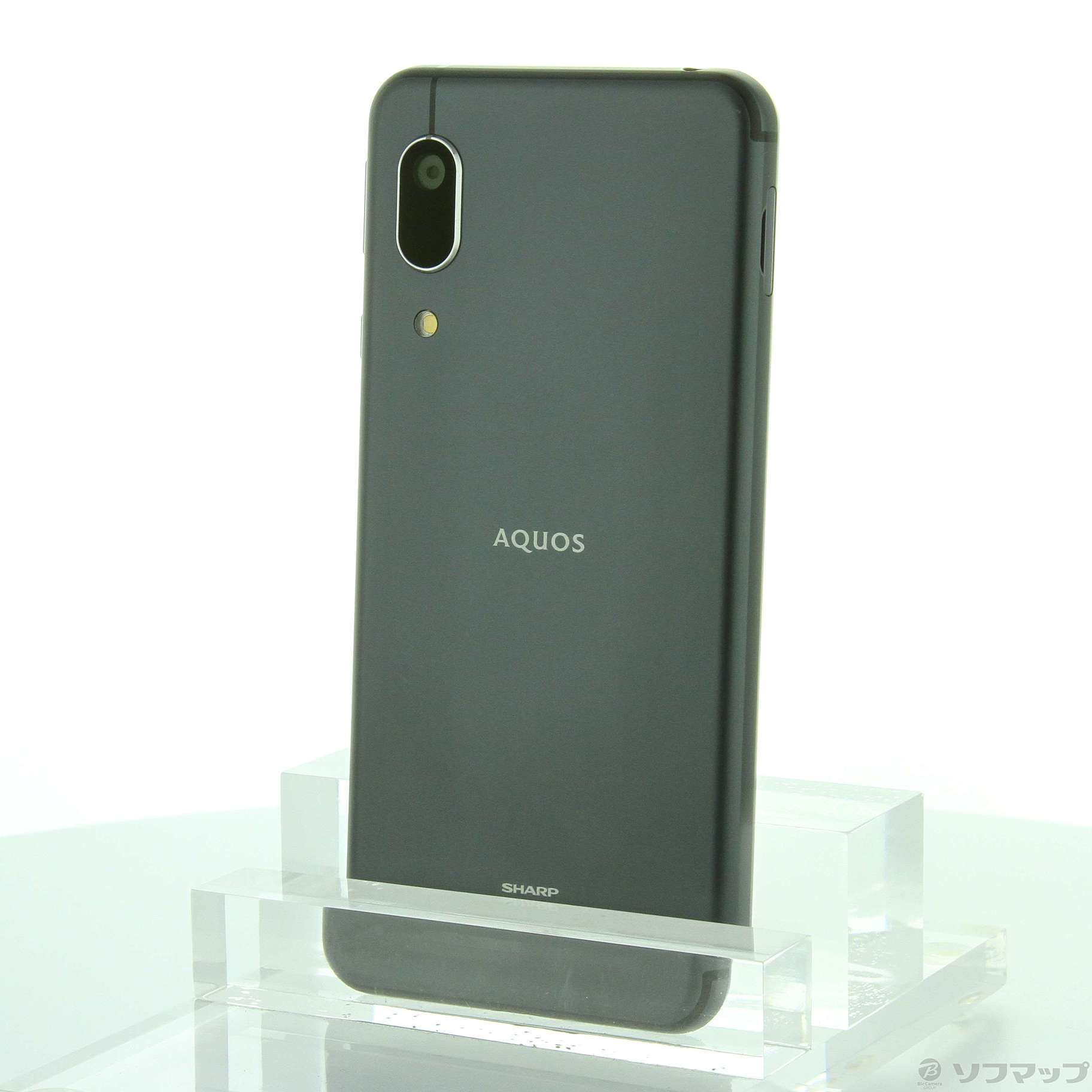 SIMフリー AQUOS sense3 basic ブラック 32 GB auスマートフォン/携帯 ...