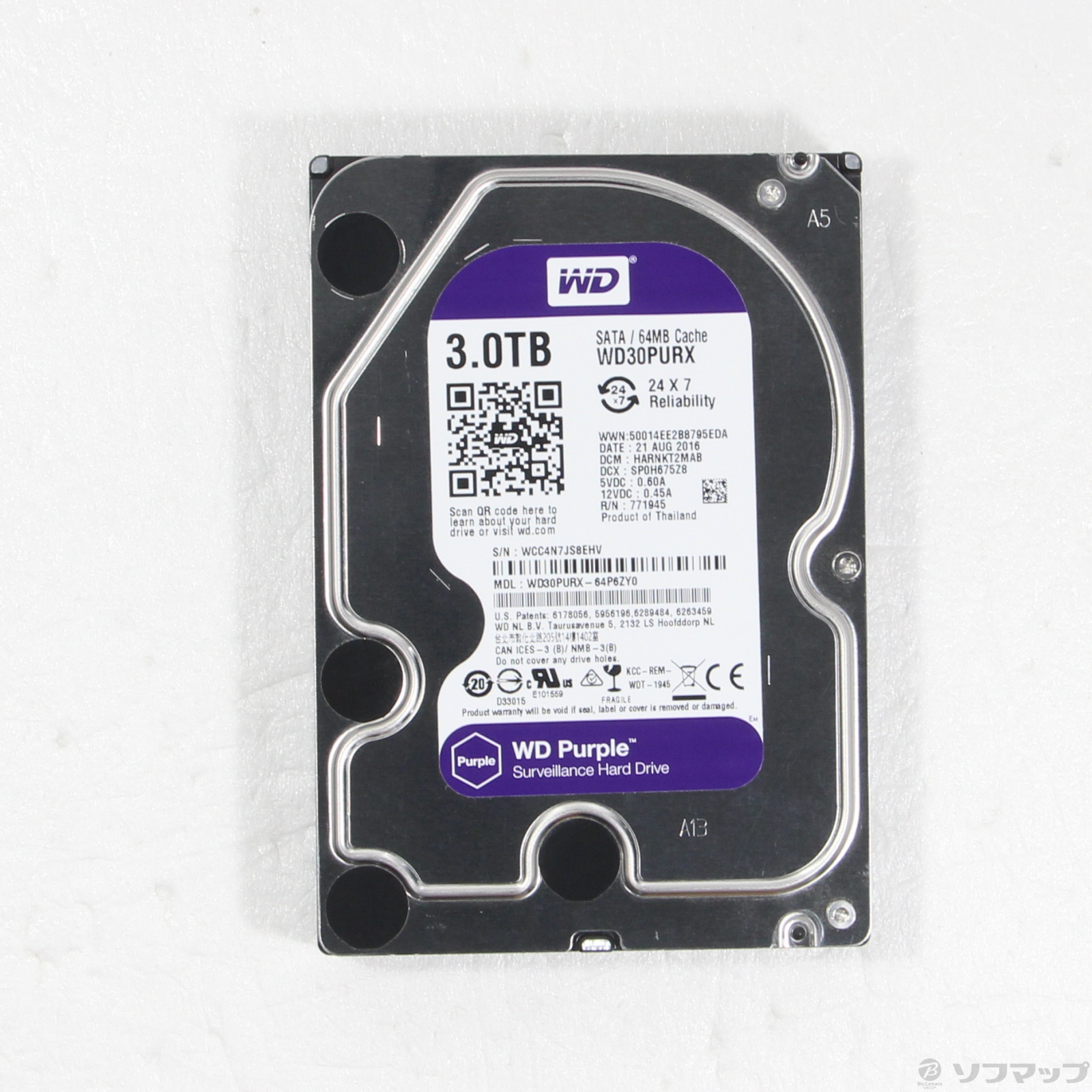 【中古】WD30PURX-64P6ZY0 [2133049214959] - リコレ！|ビックカメラグループ ソフマップの中古通販サイト