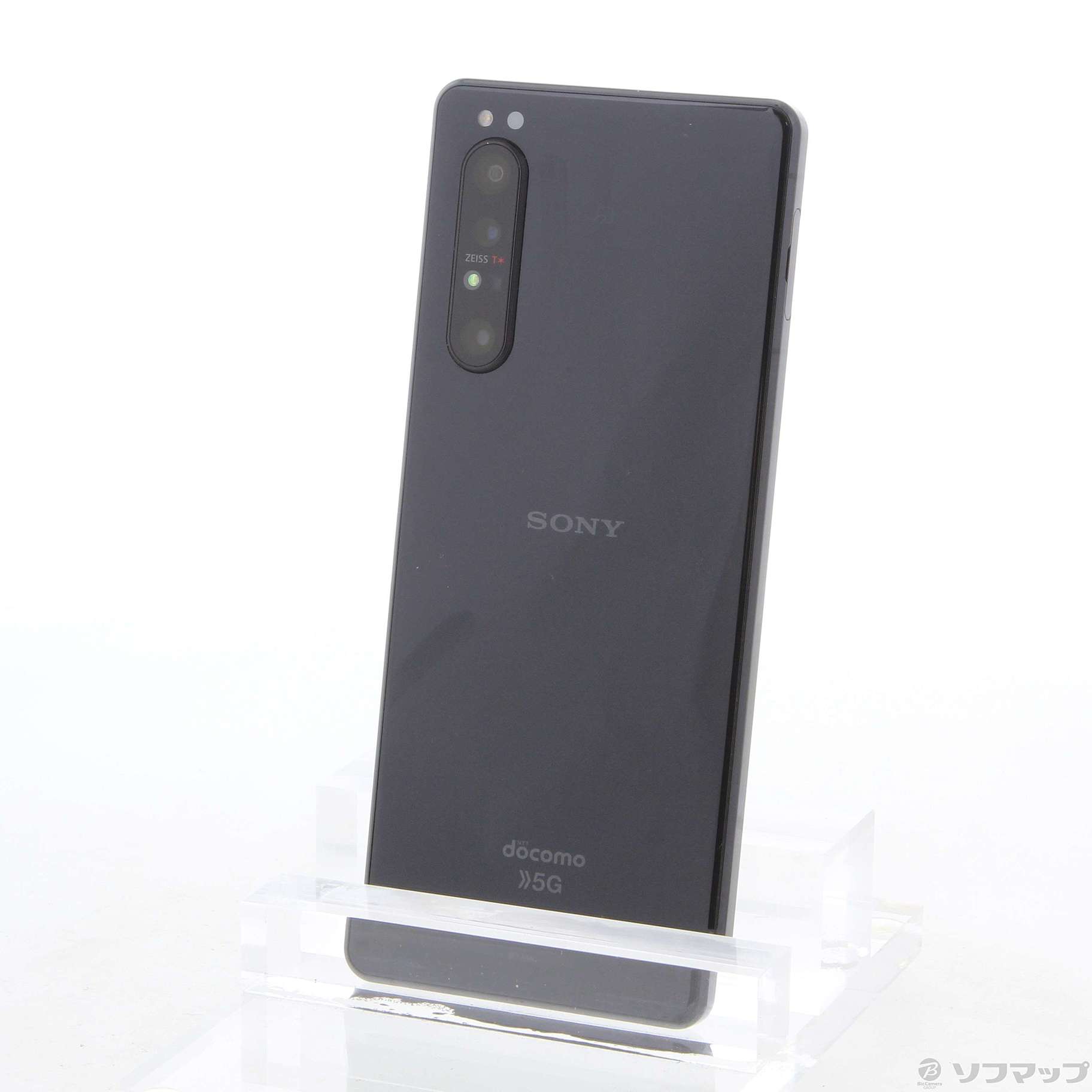 中古】Xperia 1 II 128GB ブラック SO-51A docomoロック解除SIMフリー