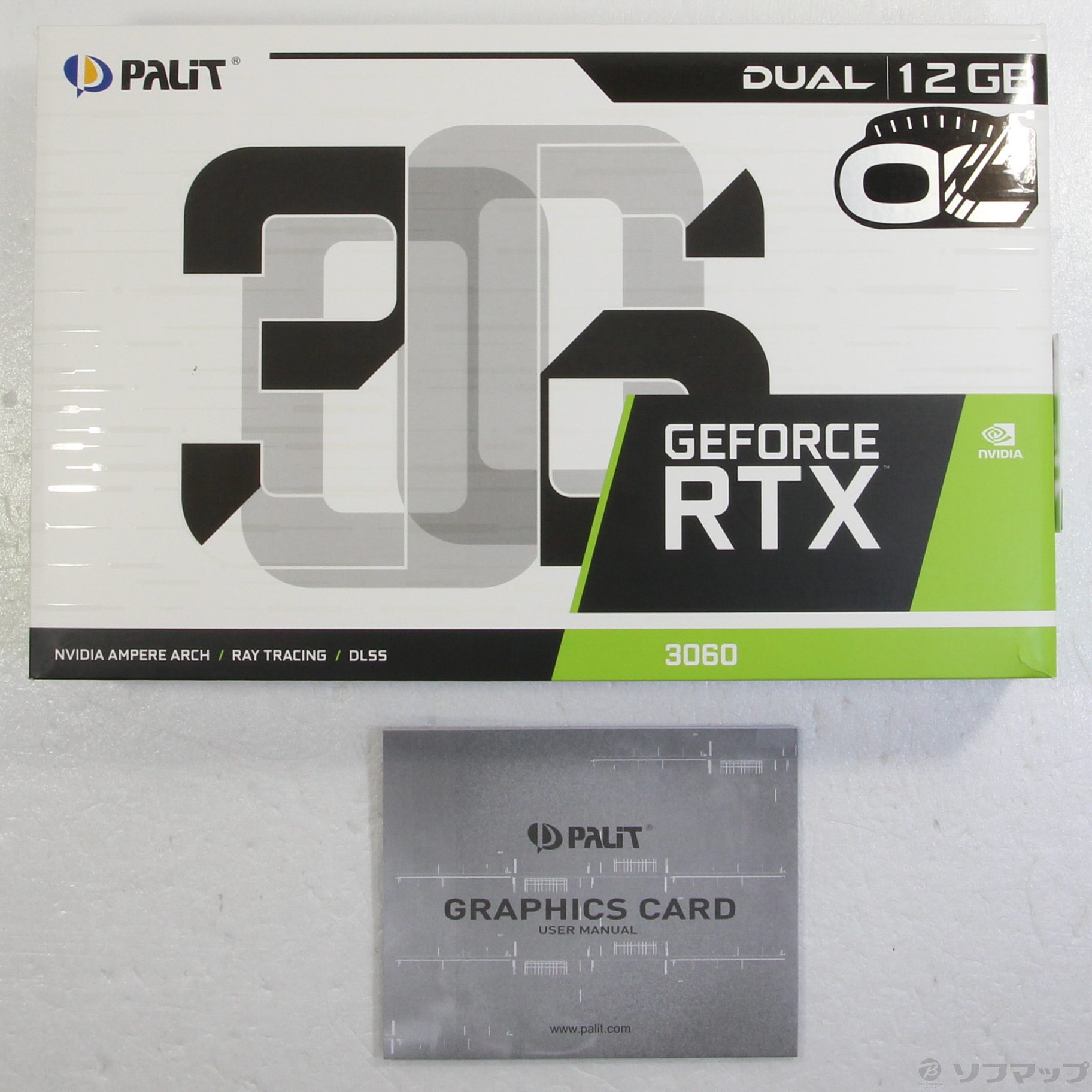 中古】GeForce RTX 3060 Dual OC 12GB NE63060T19K9-190AD LHR版