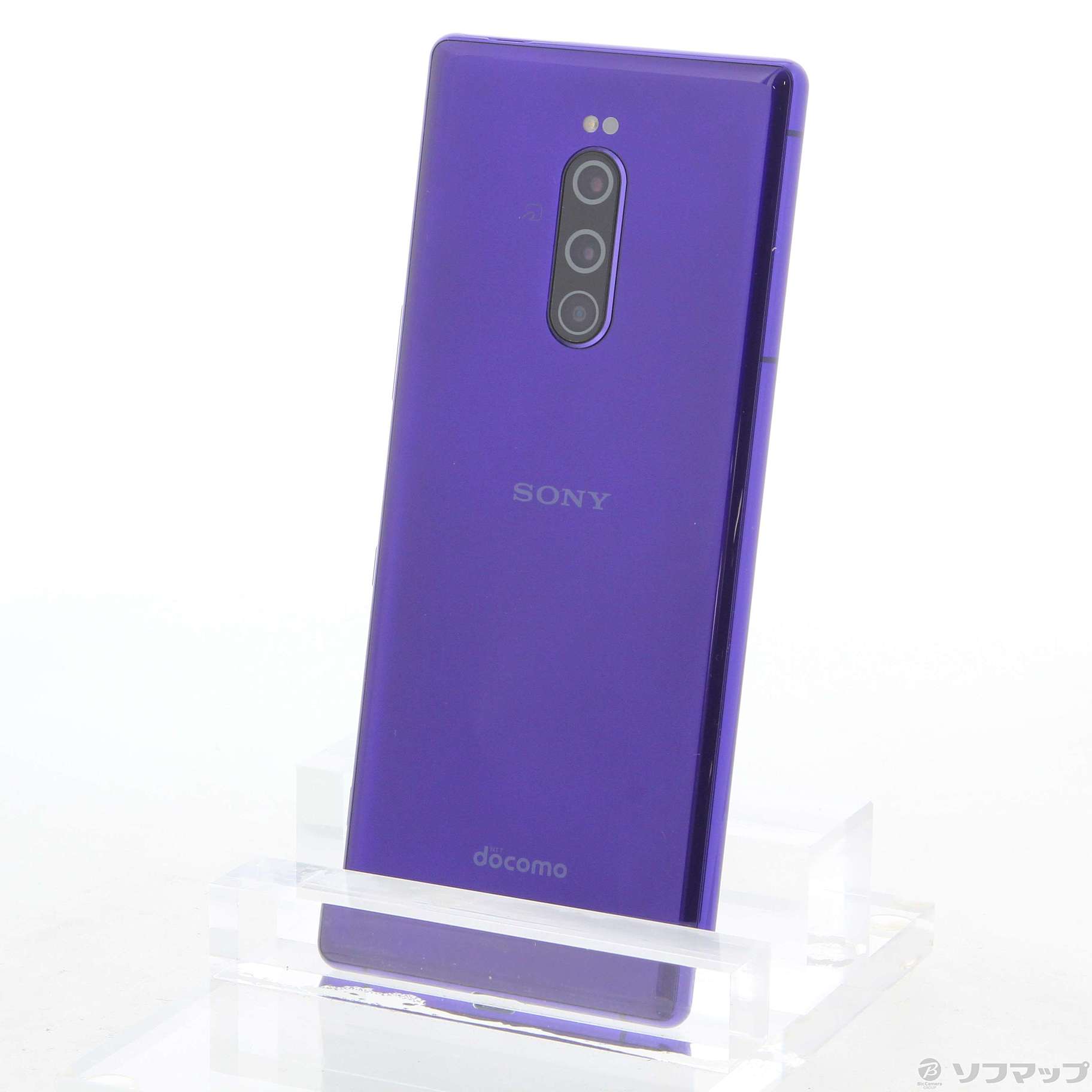 Sony Xperia SO-03L docomo 紫 中古】Xperia 1 64GB パープル SO-03L docomoロック解除SIM