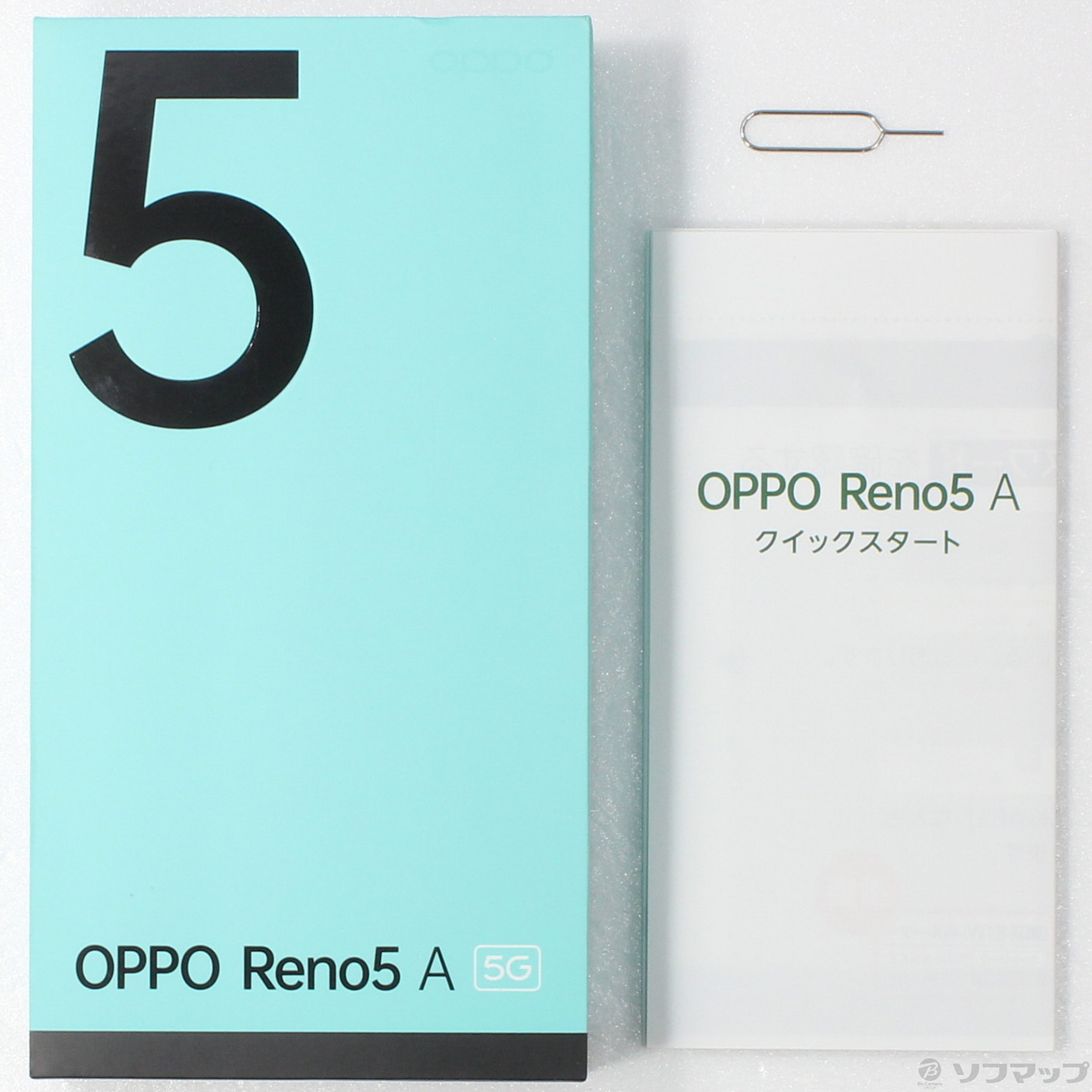 中古】OPPO Reno5 A 128GB シルバーブラック A101OP Y!mobile