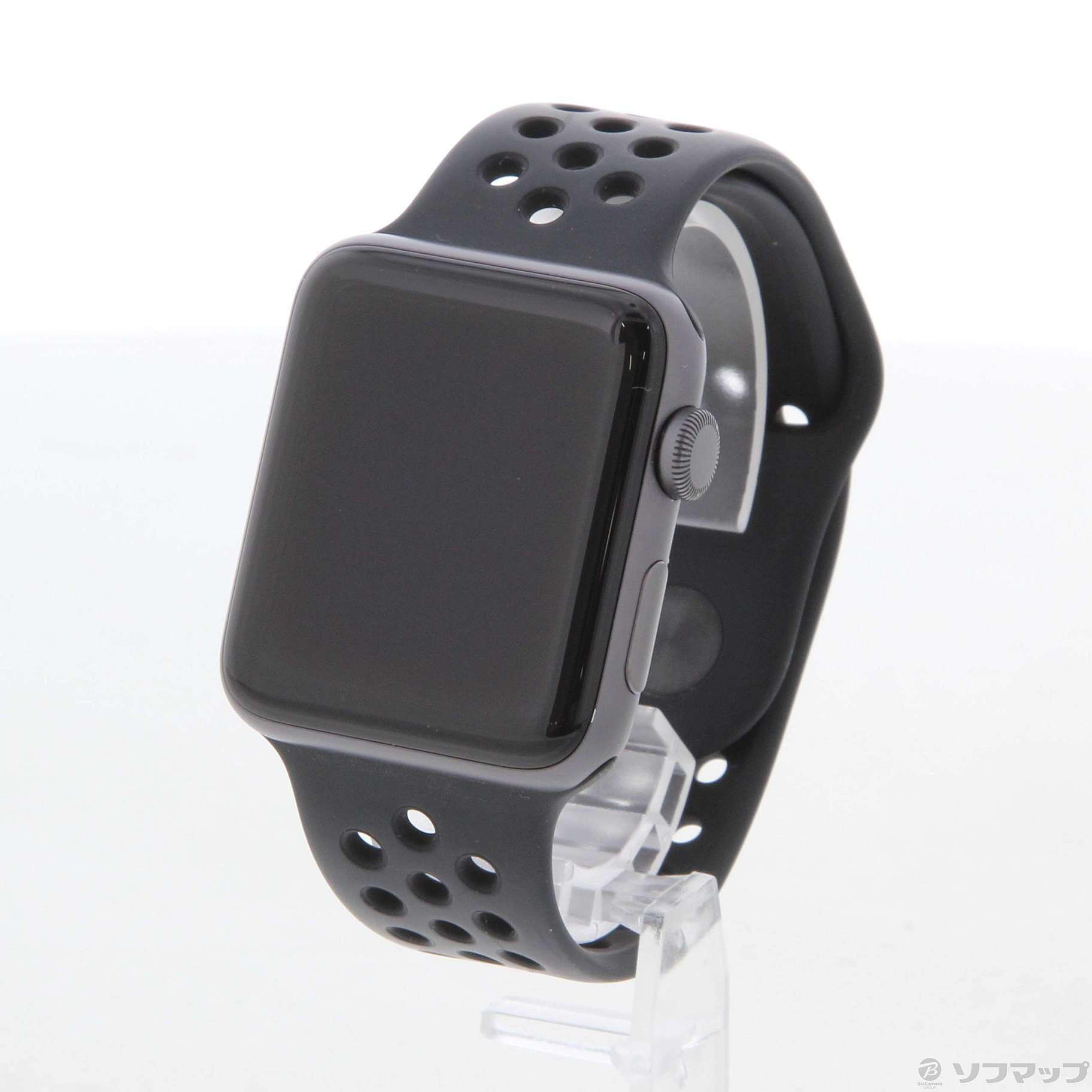 Apple Watch Series 3 Nike+ GPS 42mm スペースグレイアルミニウムケース アンスラサイト／ブラックNikeスポーツバンド