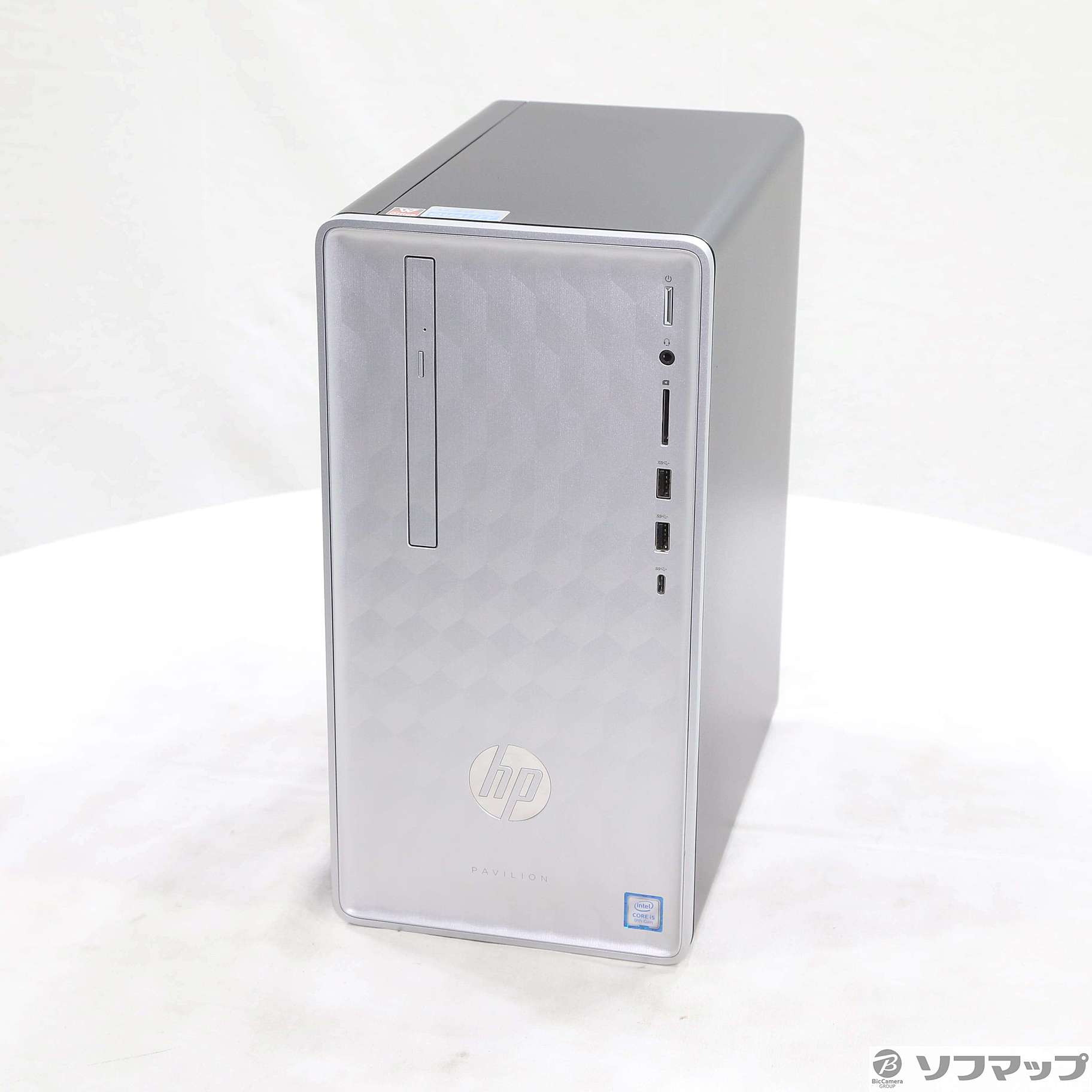 〔中古品〕 HP Pavilion Desktop 590-p0122jp 7KM12AA#ABJ ［Core i5 9400  (2.9GHz)／8GB／2TB／］