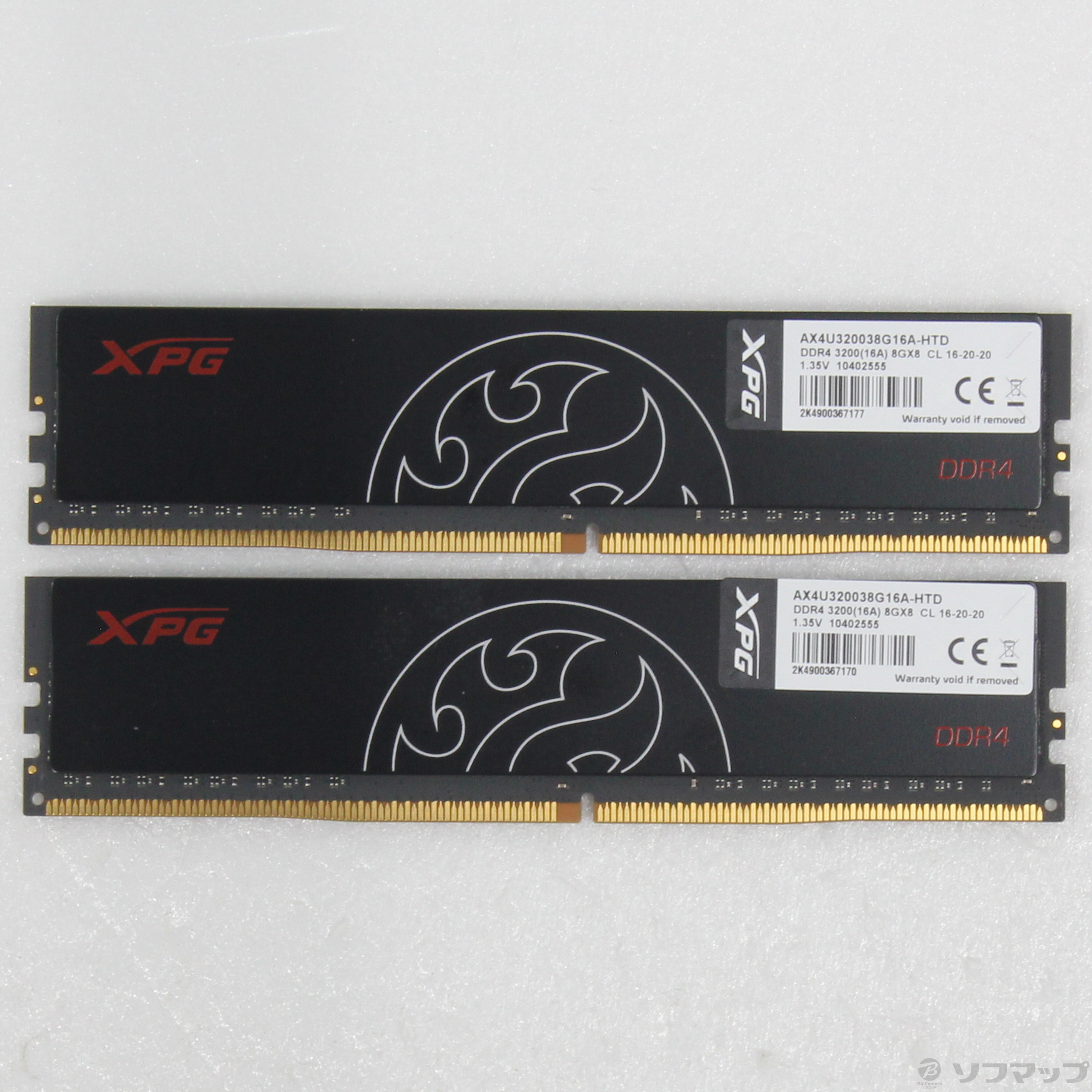 【中古】AX4U320038G16A-HTD 16GB 8GB×2枚組 [2133049263148] - リコレ！|ビックカメラグループ ...