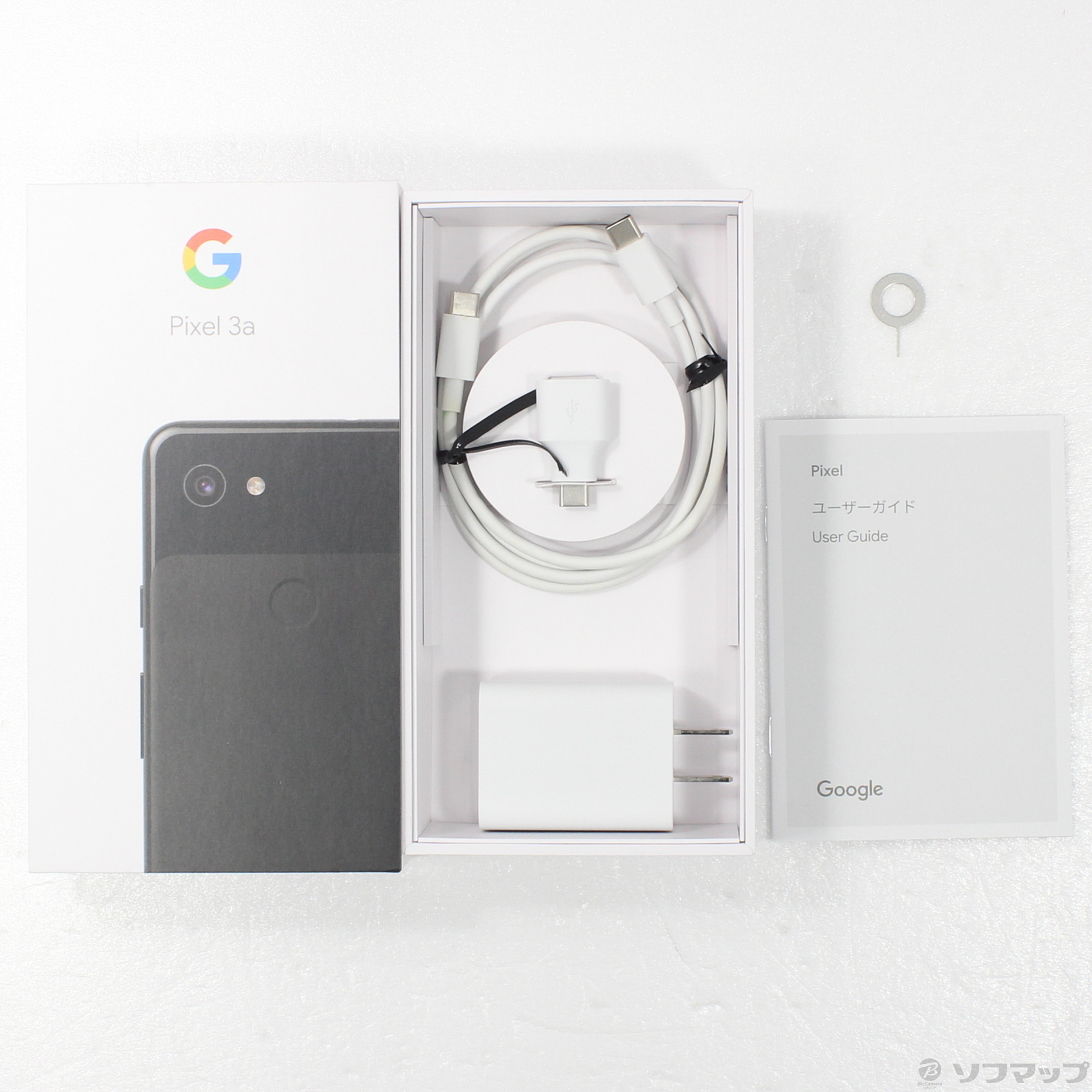 中古】Google Pixel 3a 64GB ジャストブラック G020H SIMフリー