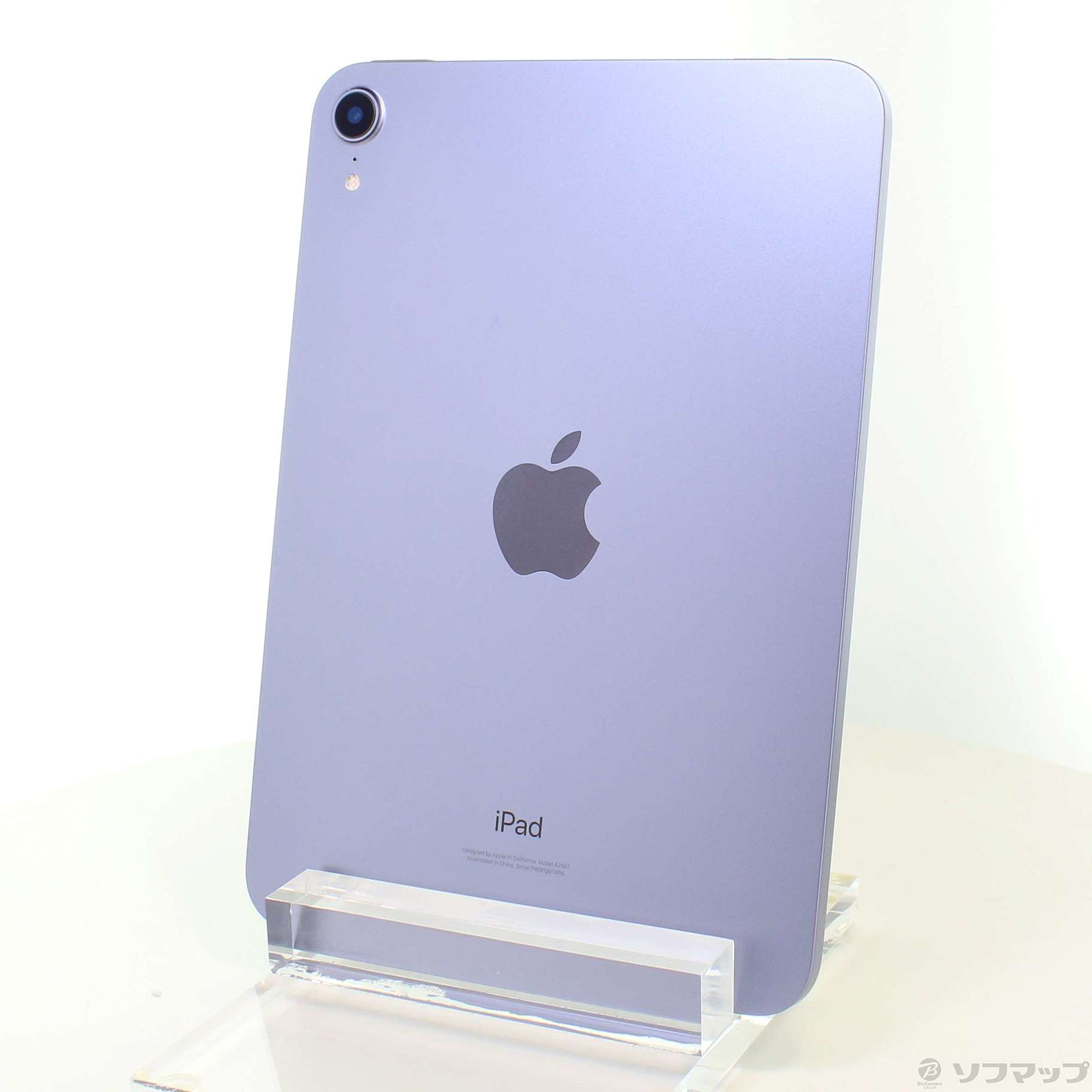 中古】iPad mini 第6世代 64GB パープル MK7R3J／A Wi-Fi