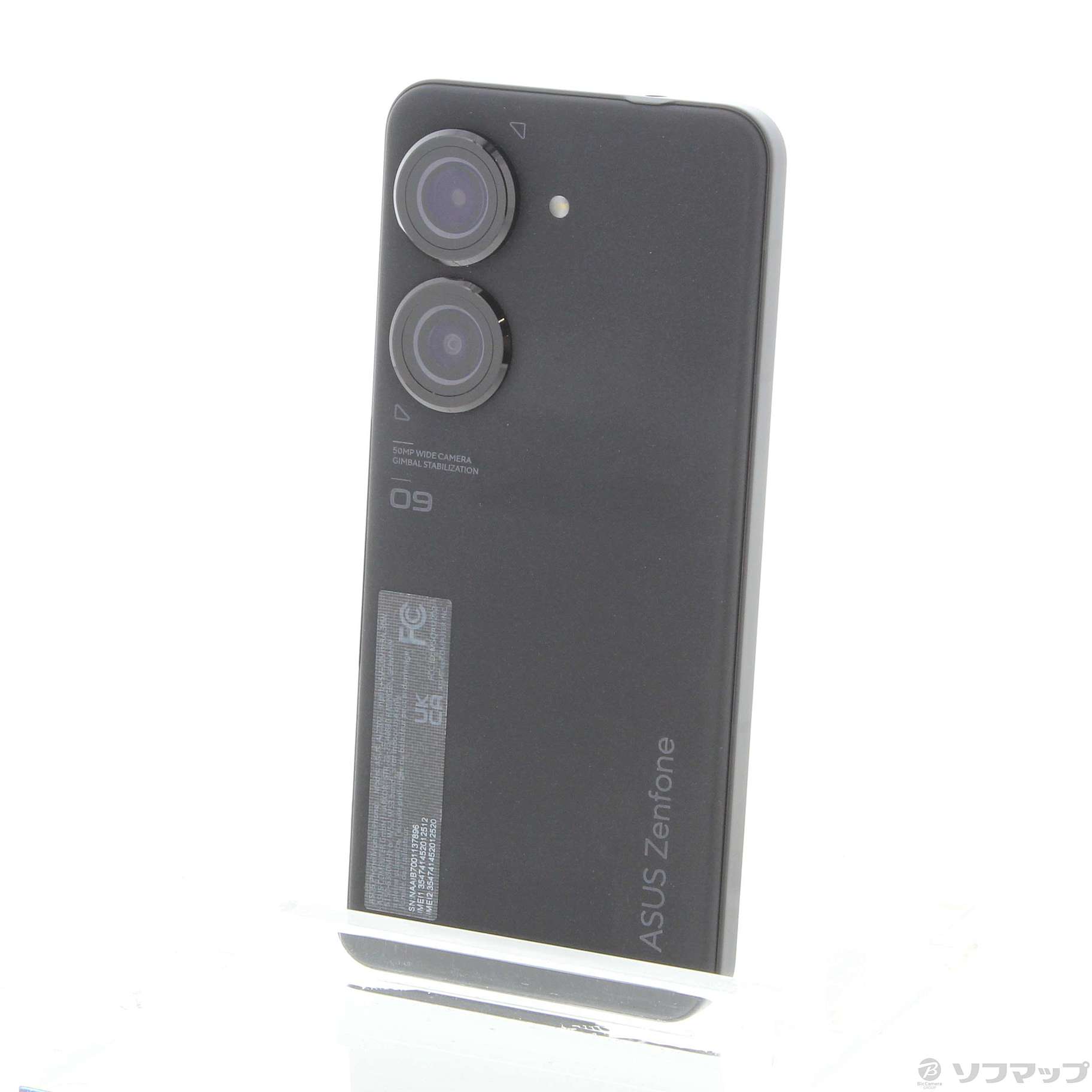 Zenfone 9 ZF9-BK8S128 SIMフリー ミッドナイトブラック