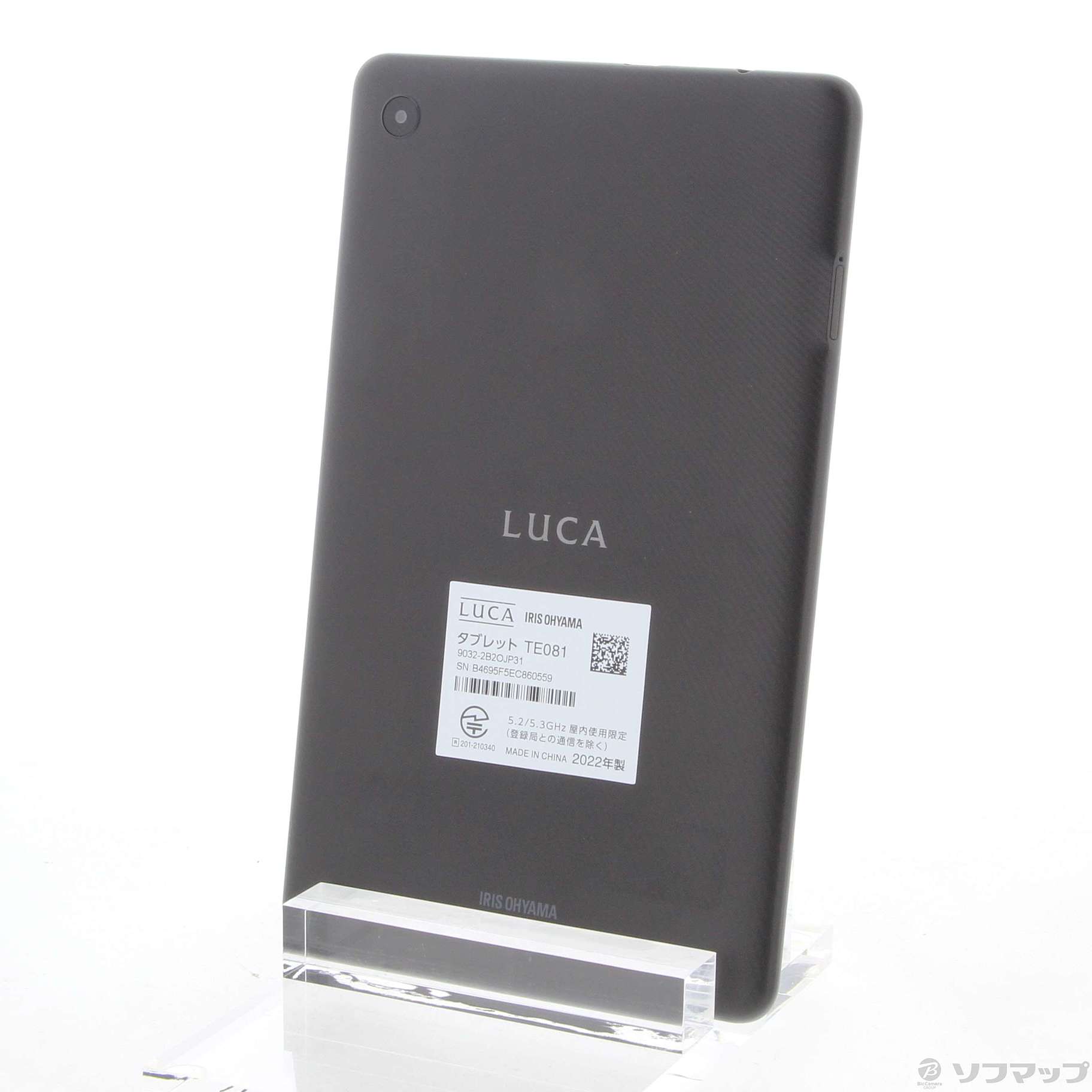 LUCA Tablet TE081 32GB ブラック TE081N1-B Wi-Fi