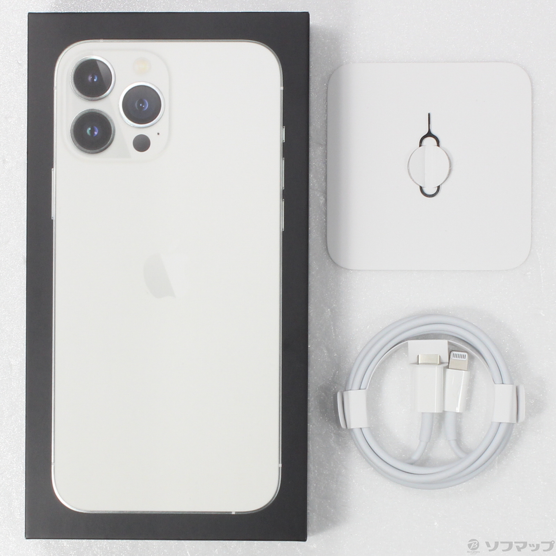 中古】iPhone13 Pro Max 128GB シルバー MLJ53J／A SIMフリー