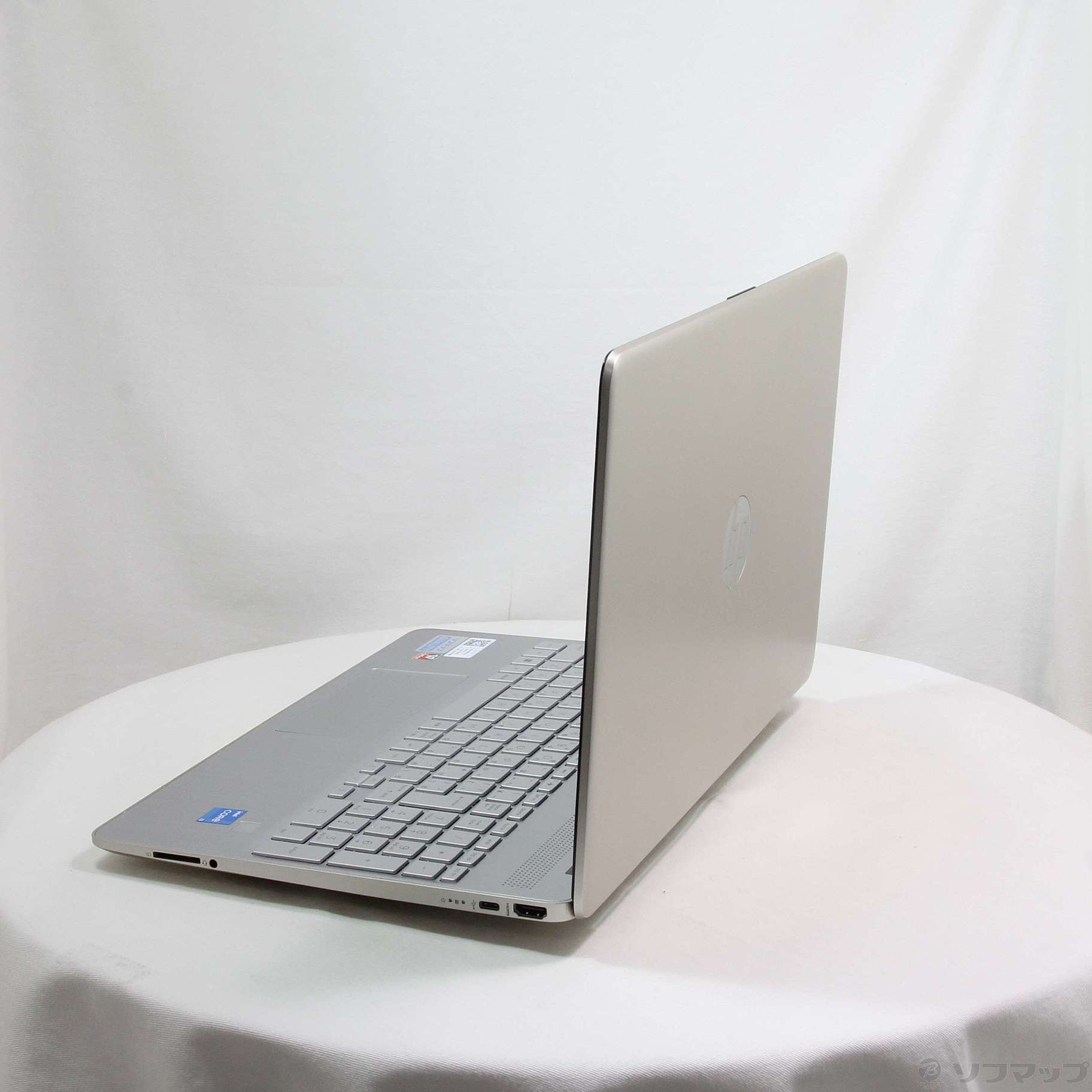 中古】HP 15s-fq2633TU 54H77PA-AAAB モダンゴールド [2133049277718