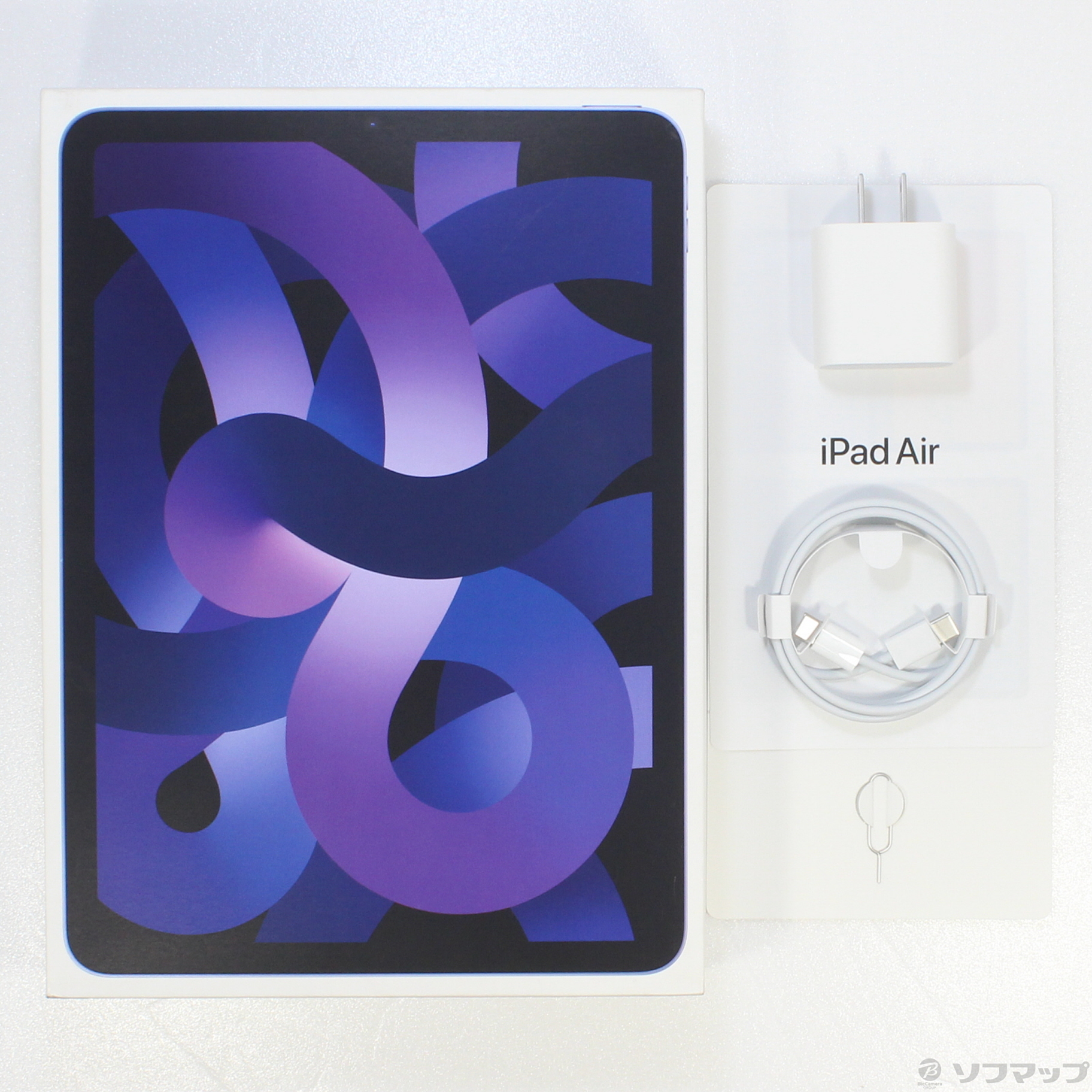 中古】iPad Air 第5世代 64GB パープル MME93J／A SIMフリー 