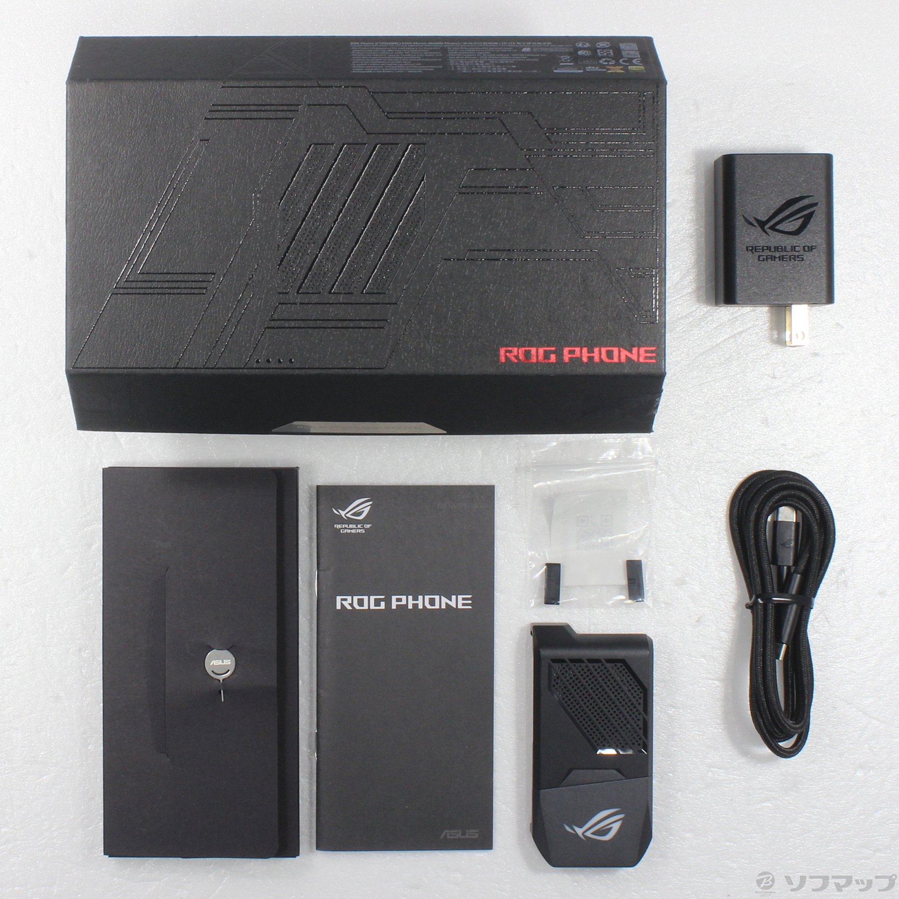 中古】ROG Phone 512GB ブラック ZS600KL-BK512S8 SIMフリー