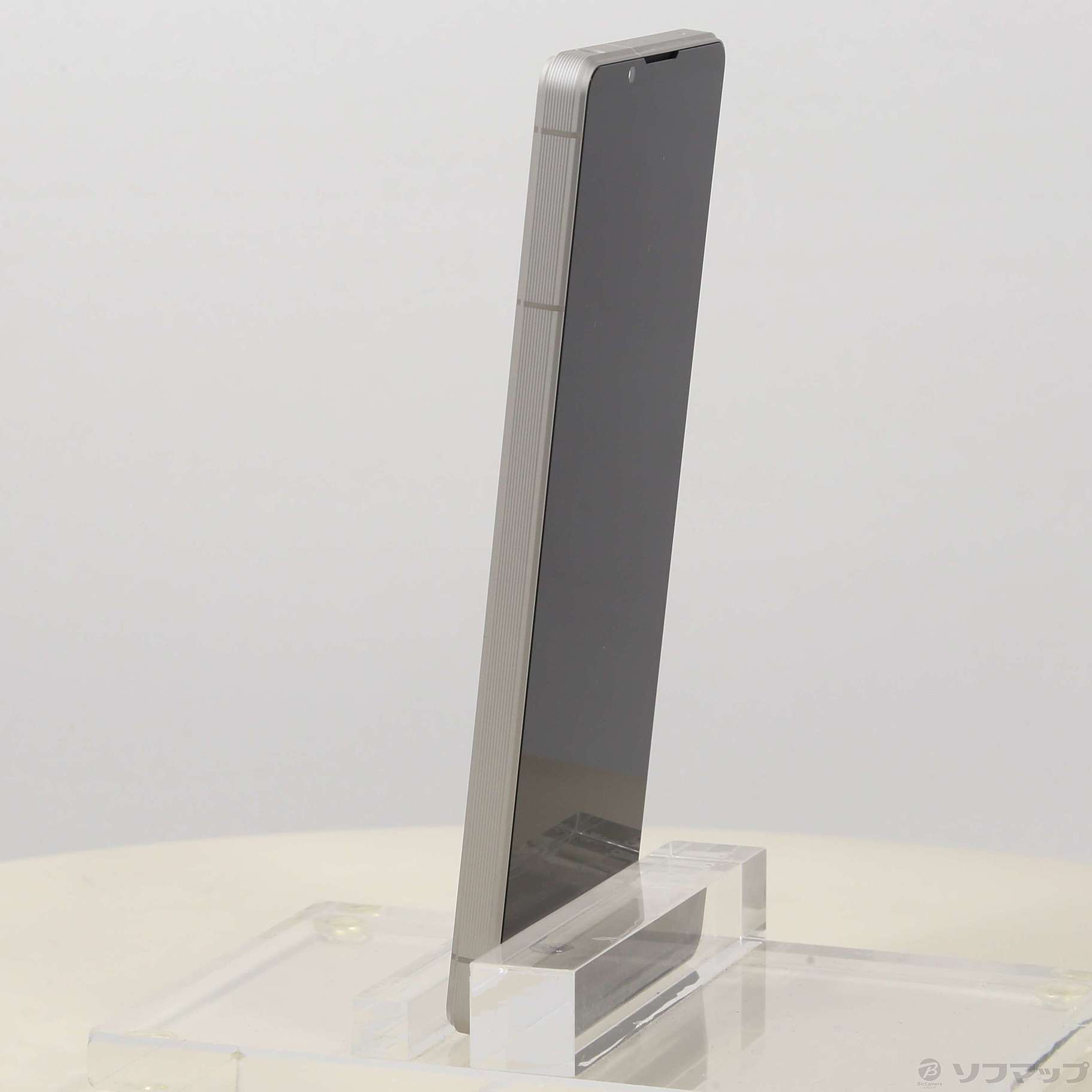 中古】Xperia 1 V 256GB プラチナシルバー SO-51D docomoロック