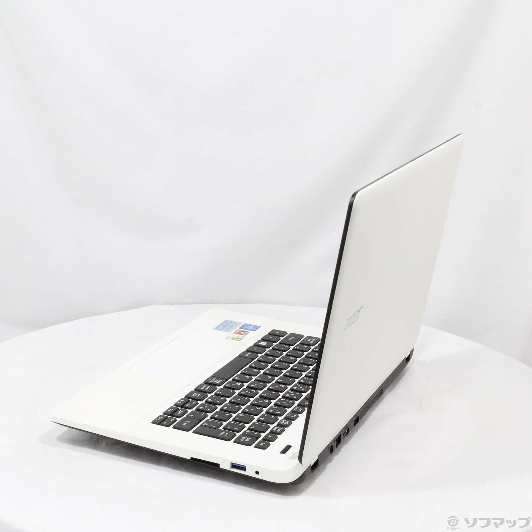 〔中古品〕 格安安心パソコン Aspire ES 13 ES1-331-N14N／W パールホワイト ［Celeron N3060  (1.6GHz)／4GB／eMMC32GB／13.3インチワイド］