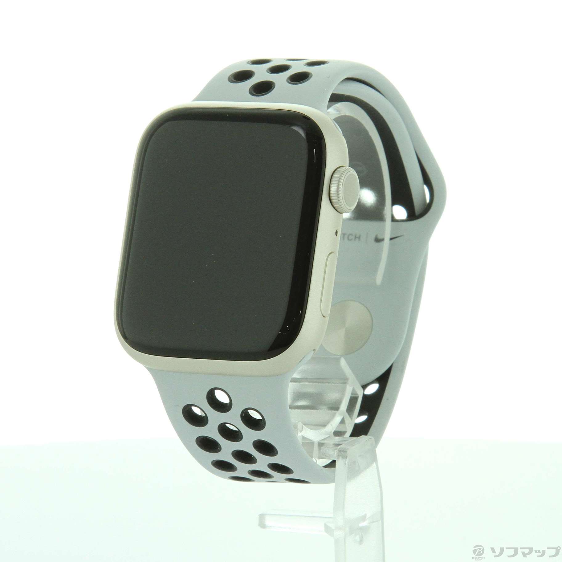 中古】Apple Watch Series 7 Nike GPS 45mm スターライトアルミニウム