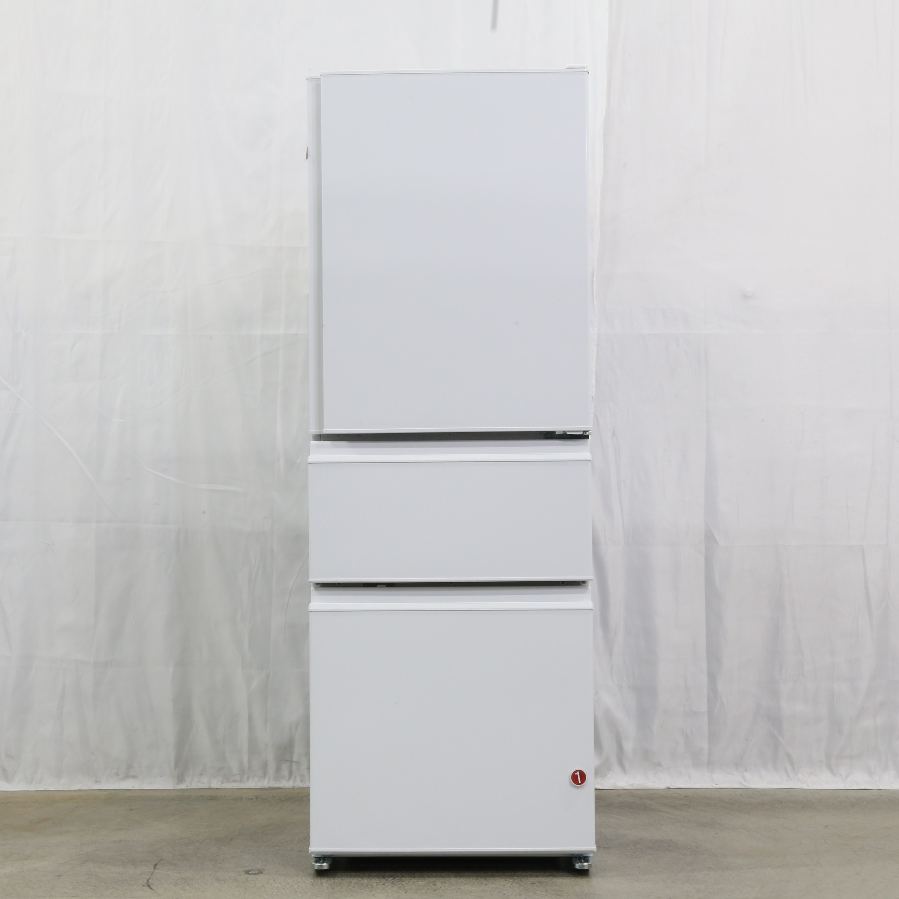 中古】〔展示品〕 冷蔵庫 ホワイト MR-C33H-W ［幅60cm ／330L ／3ドア 