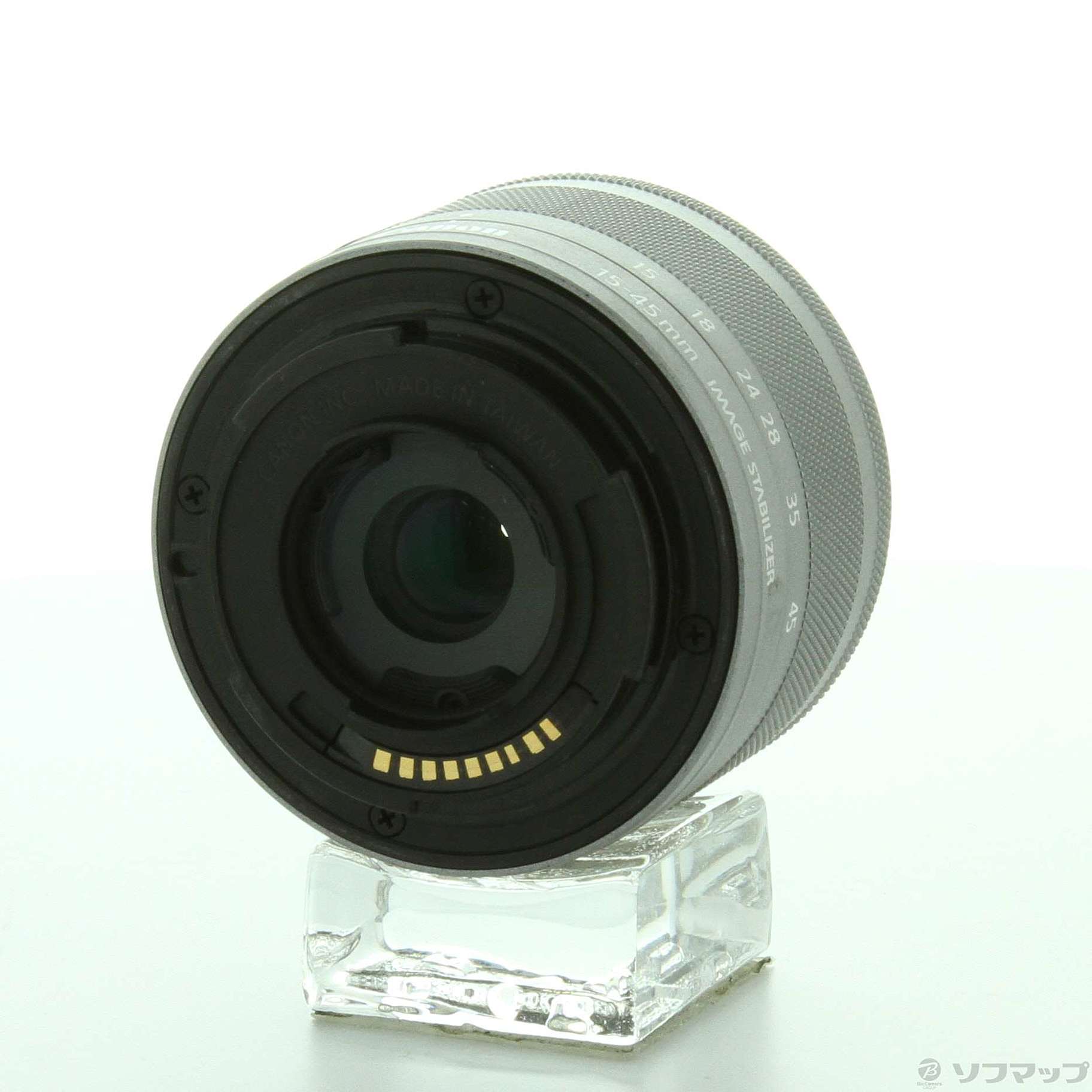 中古】EF-M 15-45mm F3.5-6.3 IS STM SL シルバー [2133049304322 