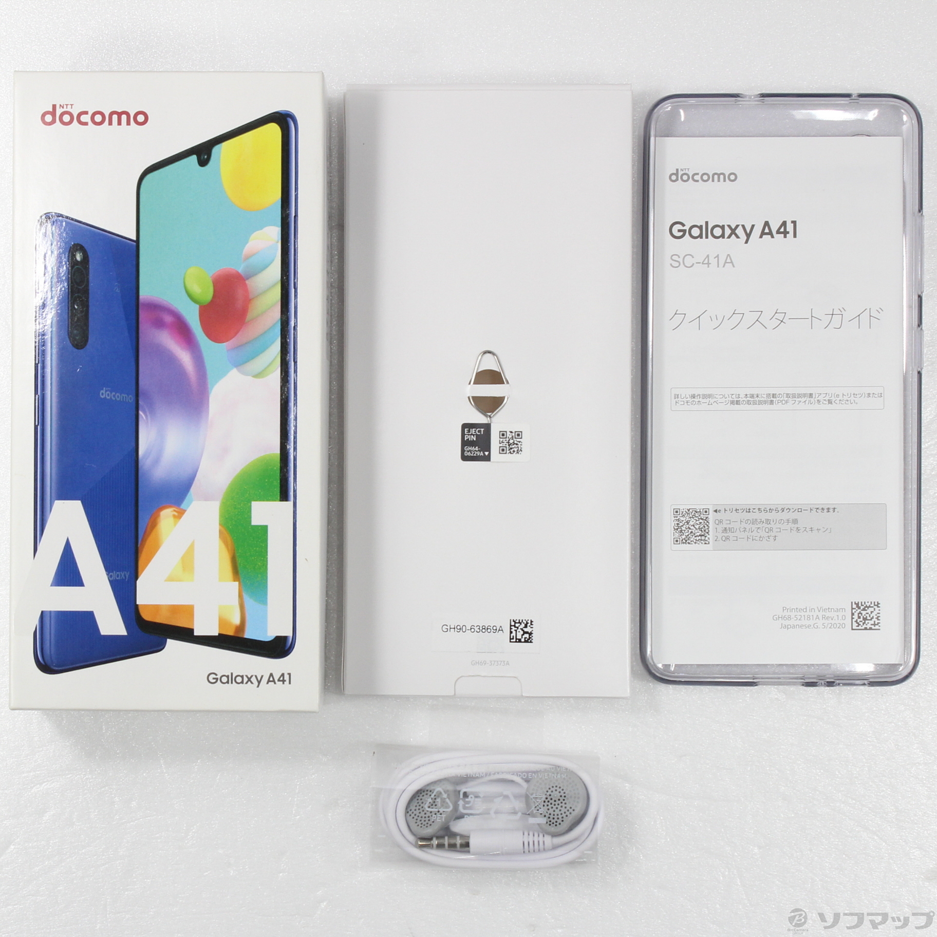 Android 12 Galaxy A41 SC-41A ブルー SIMフリー-