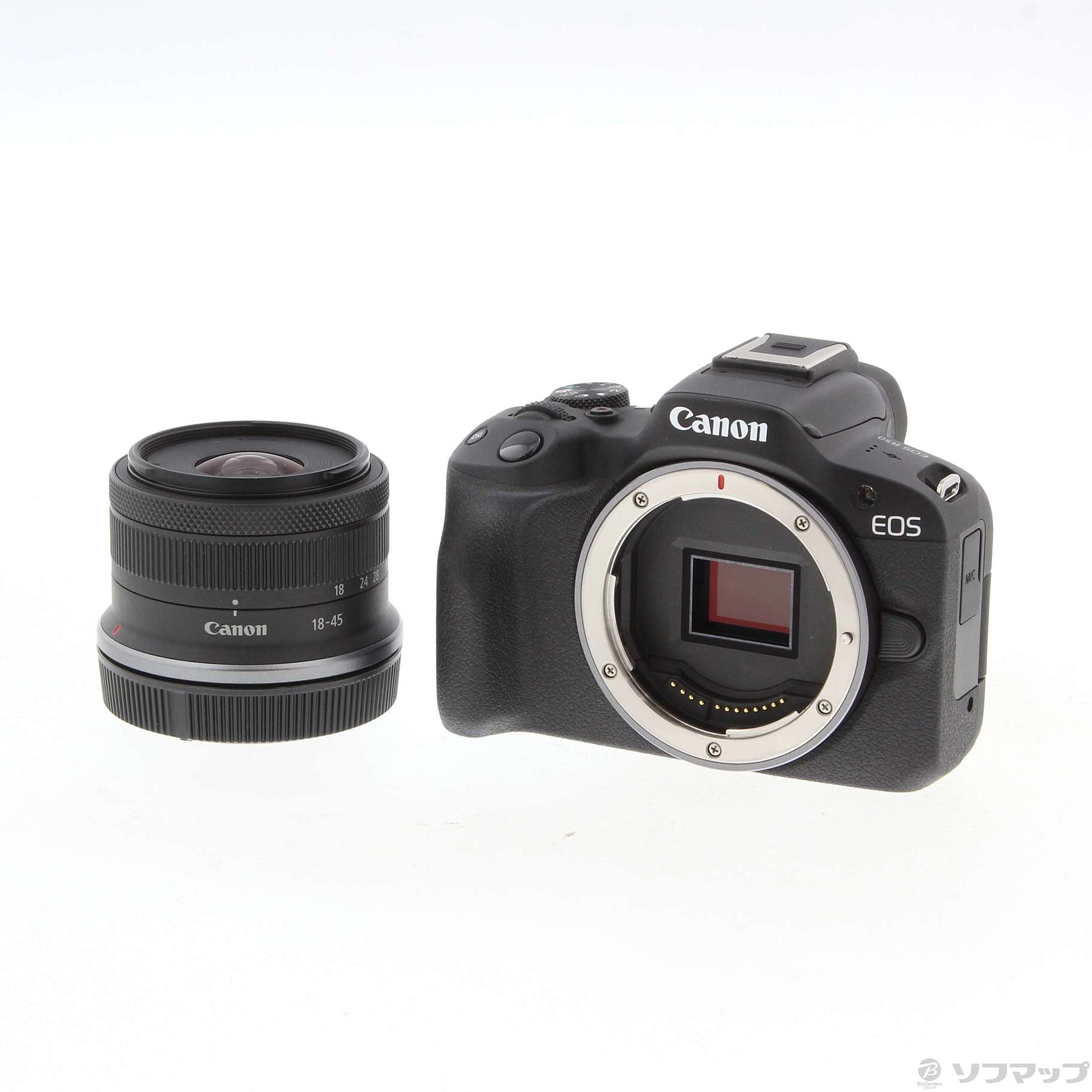 中古】EOS R50 RF-S18-45 IS STM レンズキット ブラック