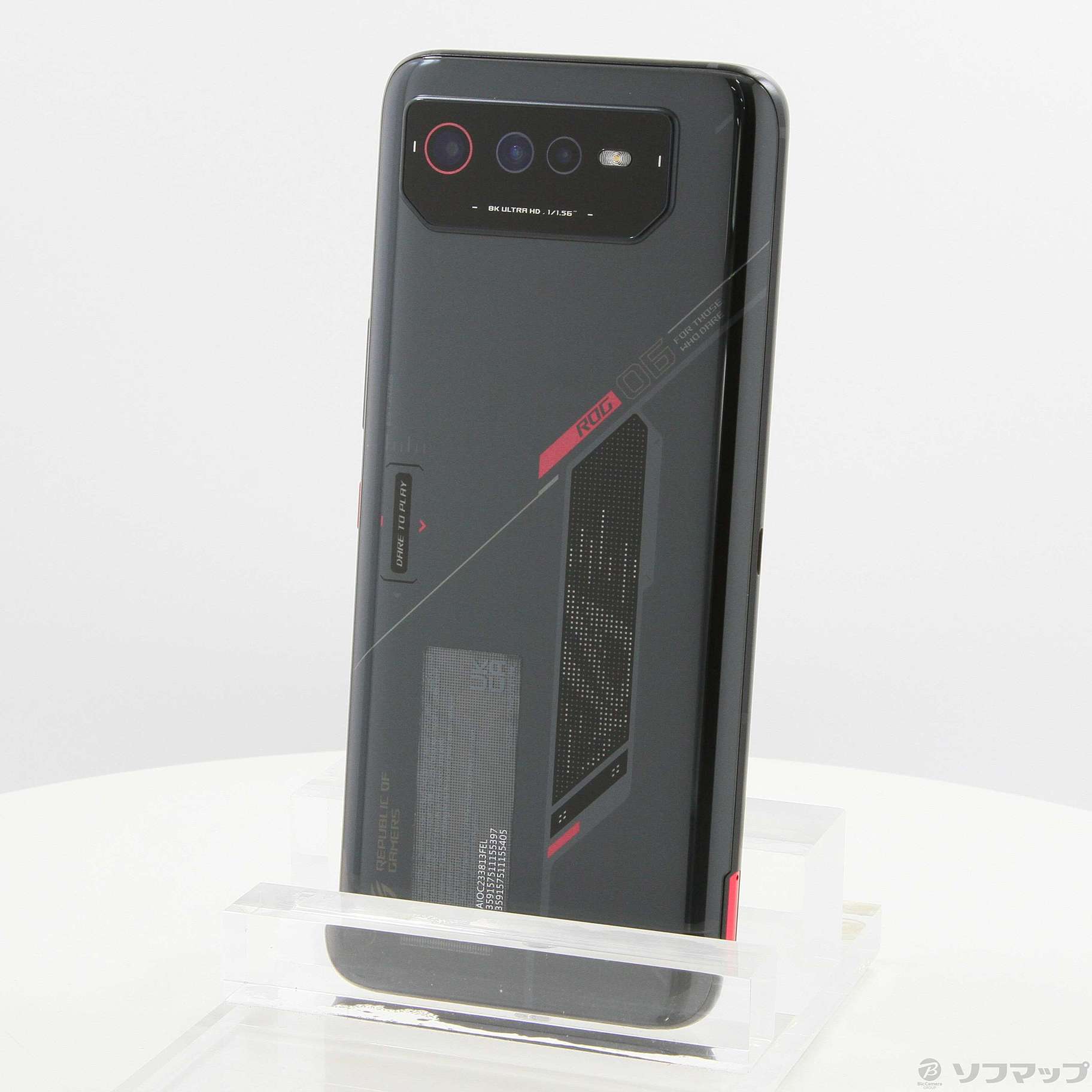 中古】ROG Phone 6 512GB ファントムブラック ROG6-BK16R512 SIMフリー