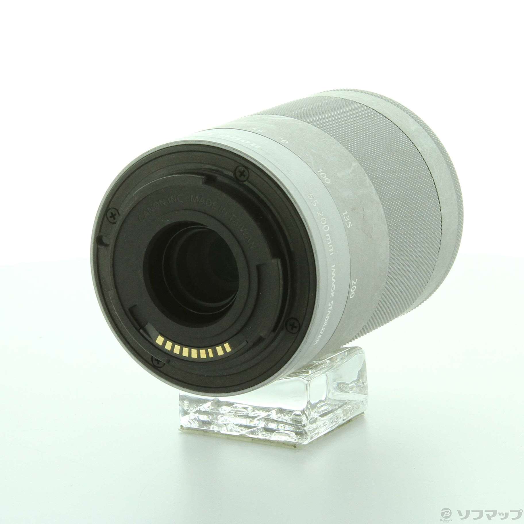 中古】EF-M55-200MM F4.5-6.3 IS STM シルバー [2133049313409