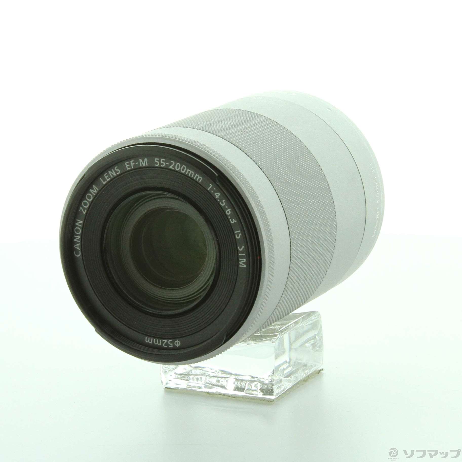 新品 Canon 望遠ズームレンズ EF-M55-200 IS STM シルバー