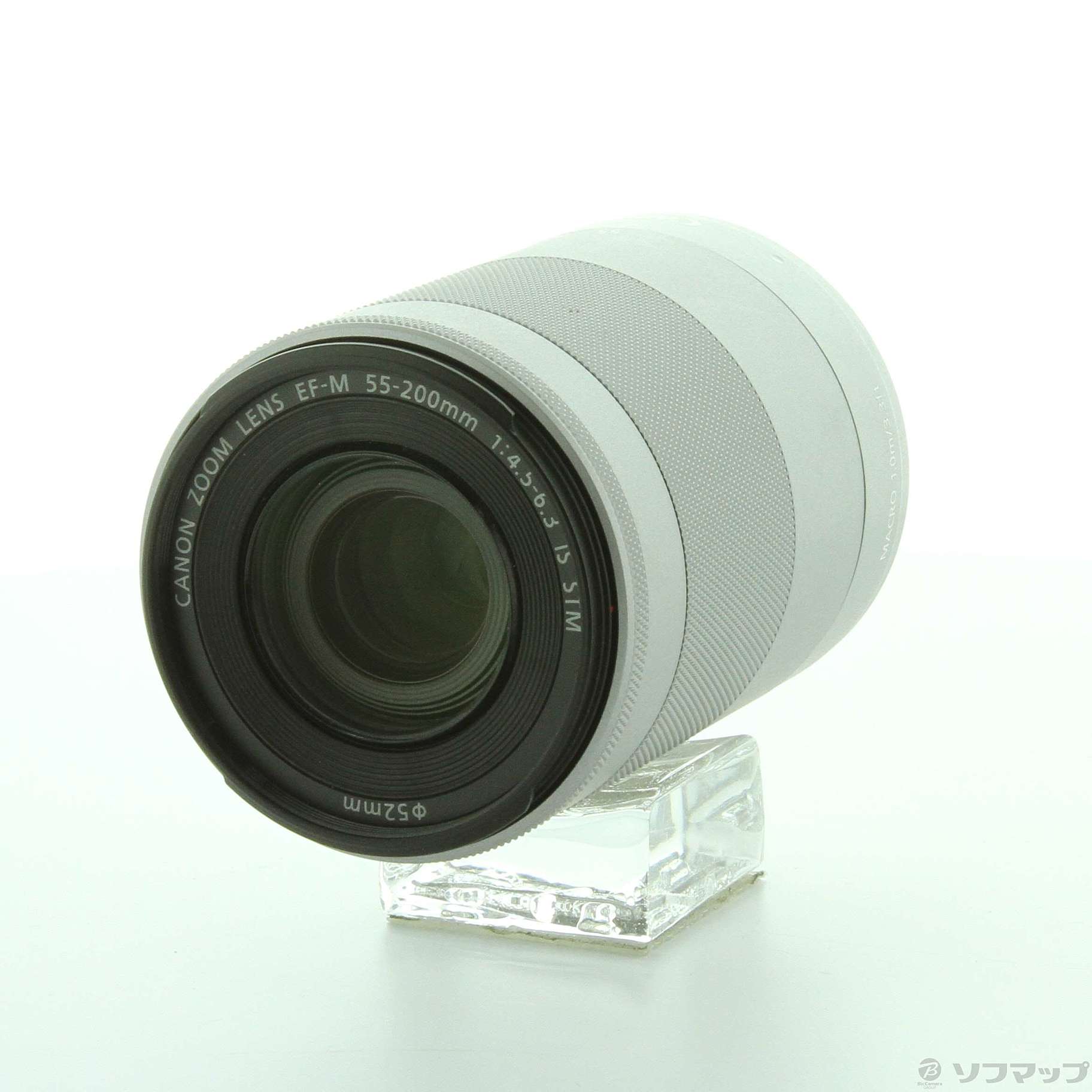 中古】EF-M55-200MM F4.5-6.3 IS STM シルバー [2133049313638