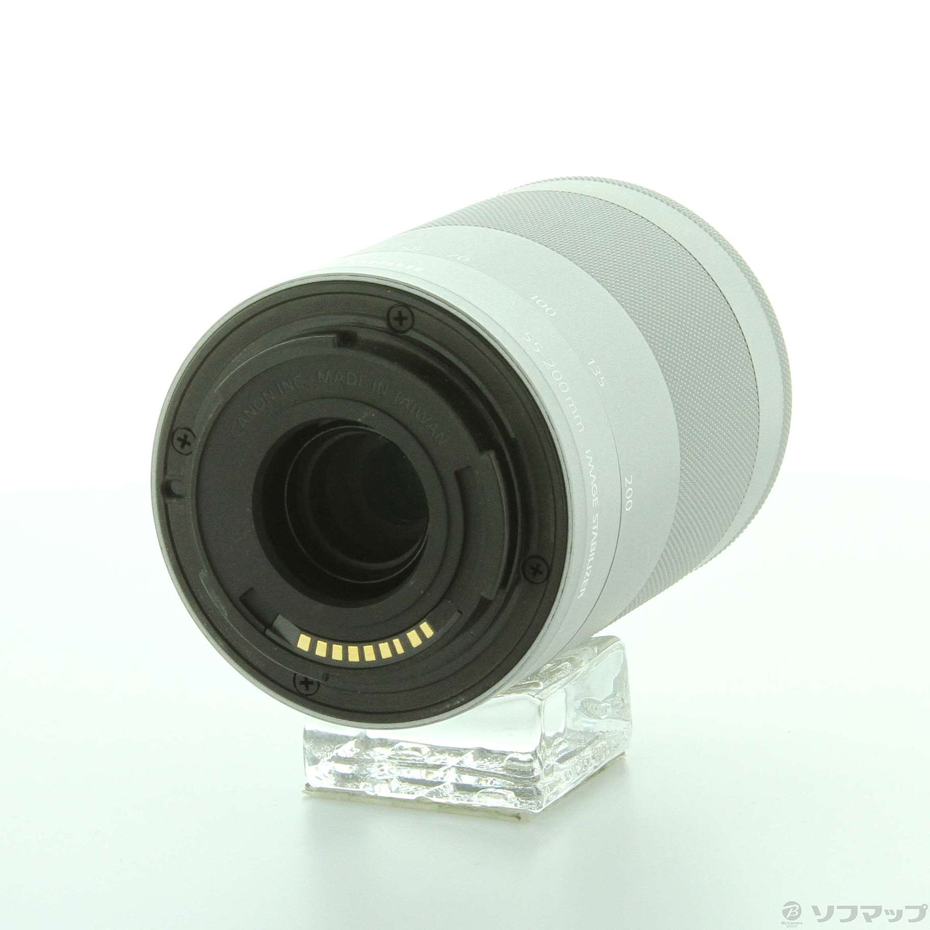 Canon EF-M55-200mm 望遠レンズ シルバー-