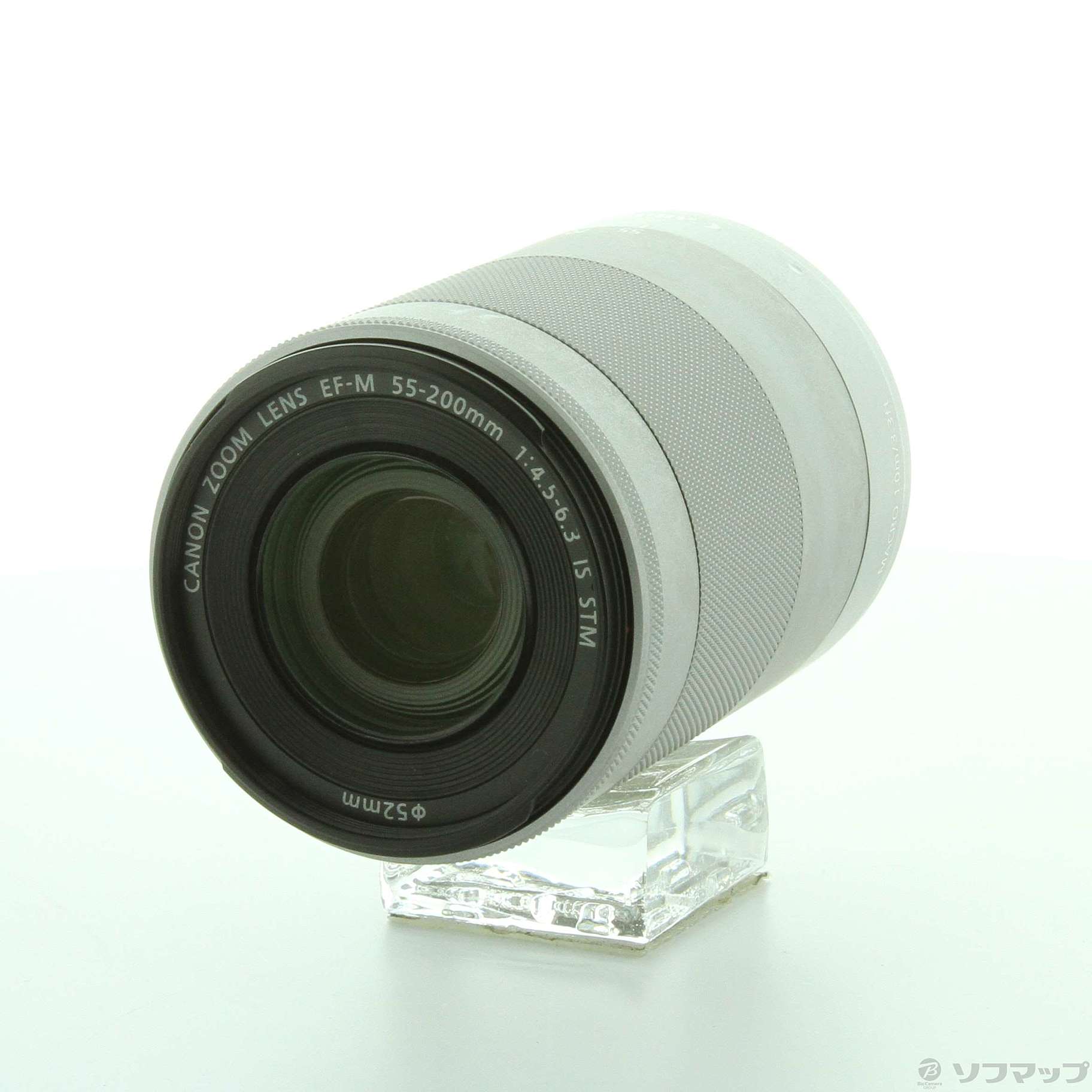 中古】EF-M55-200MM F4.5-6.3 IS STM シルバー [2133049313768