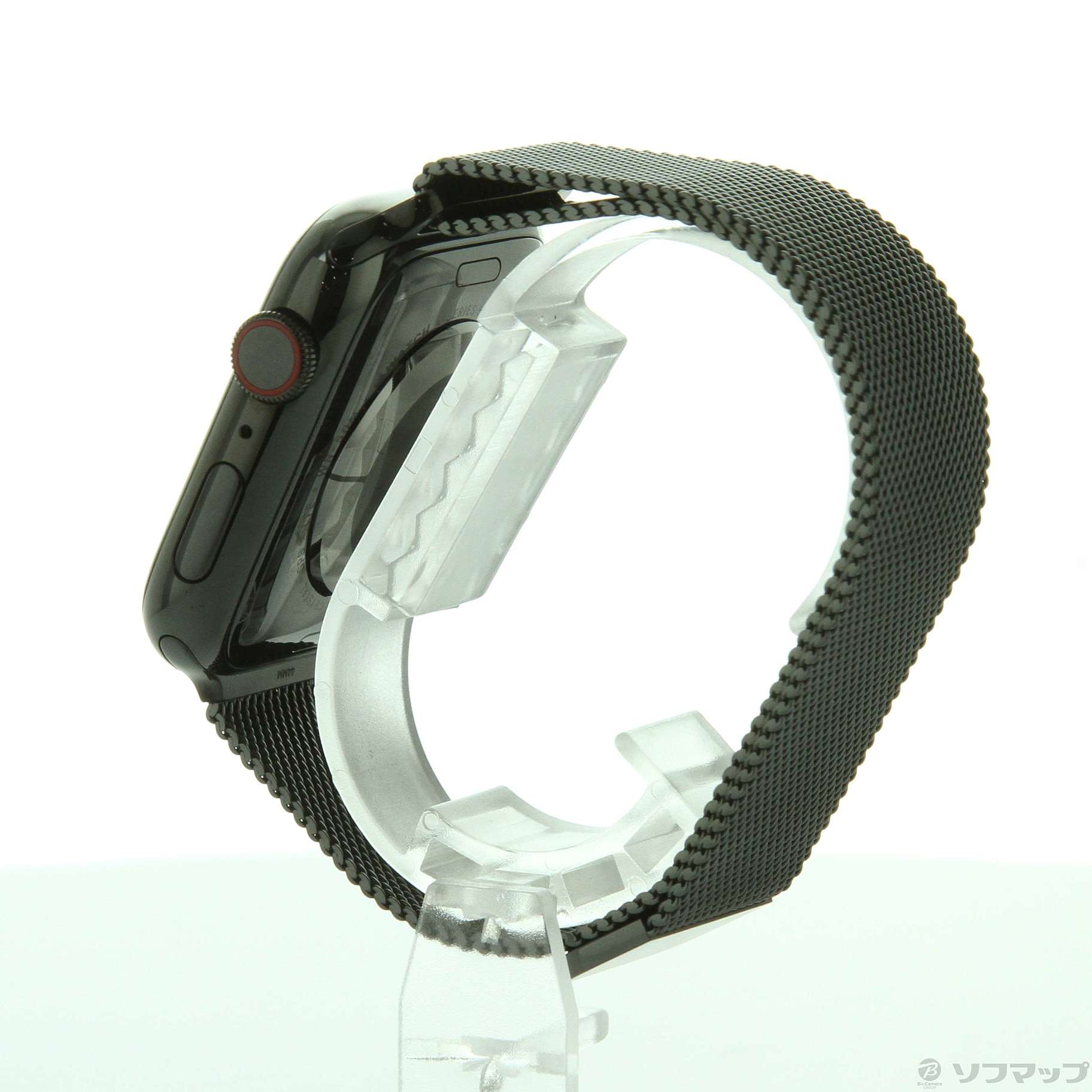 Apple Watch Series 5 GPS + Cellular 44mm スペースブラックステンレススチールケース  スペースブラックミラネーゼループ