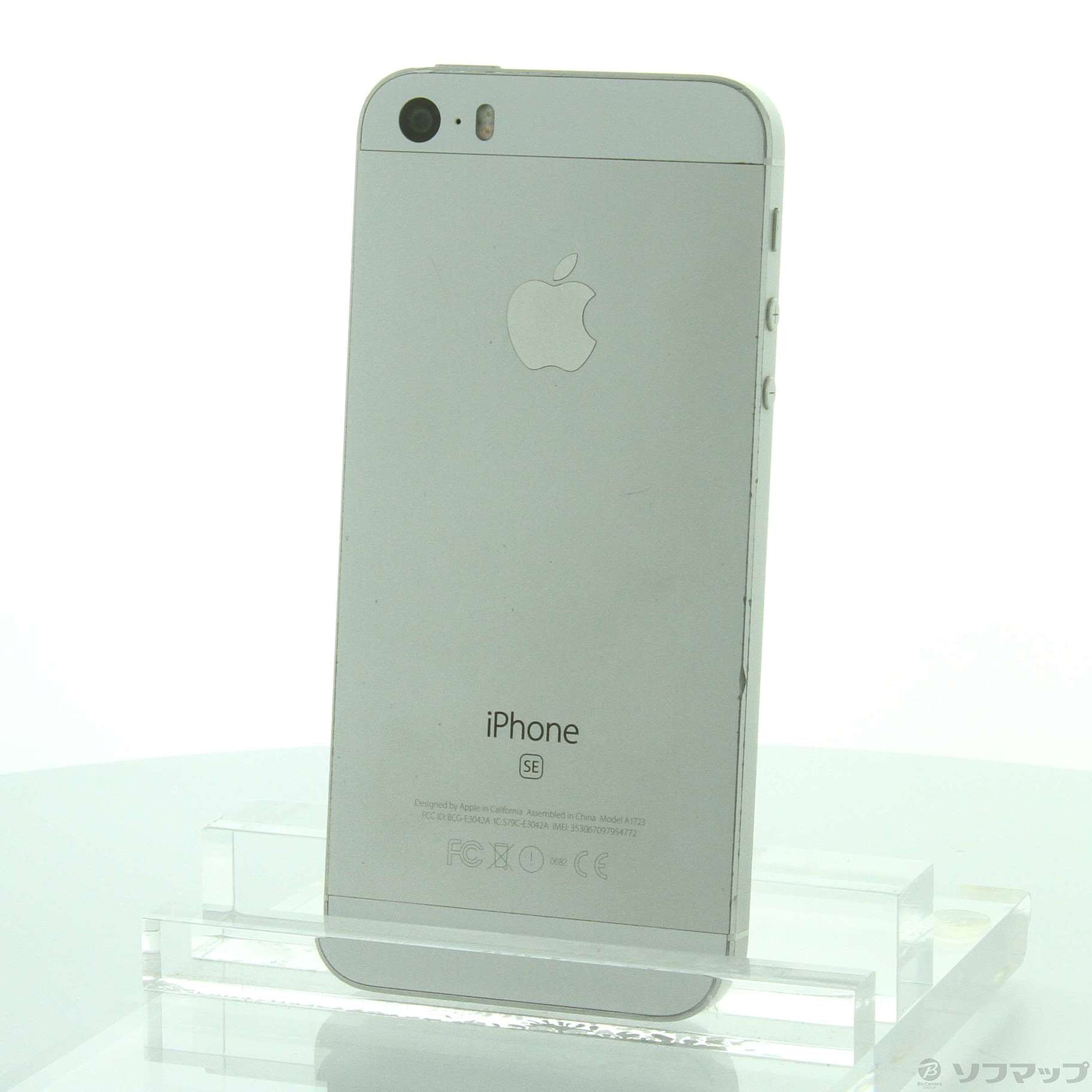 中古】iPhone SE 128GB シルバー NP872J／A SIMフリー [2133049315878