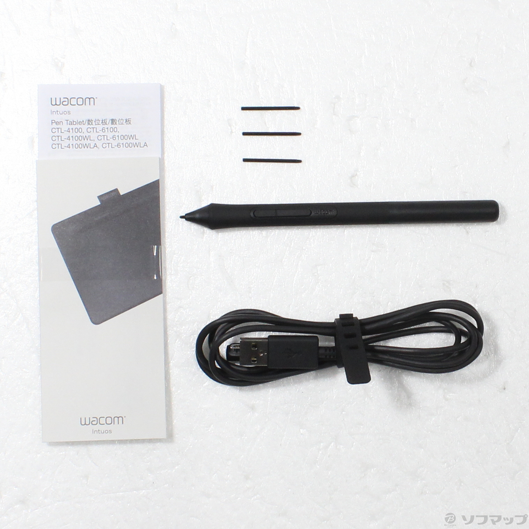 中古〕WACOM(ワコム) Intuos Small ブラック ワイヤレス CTL-4100WL