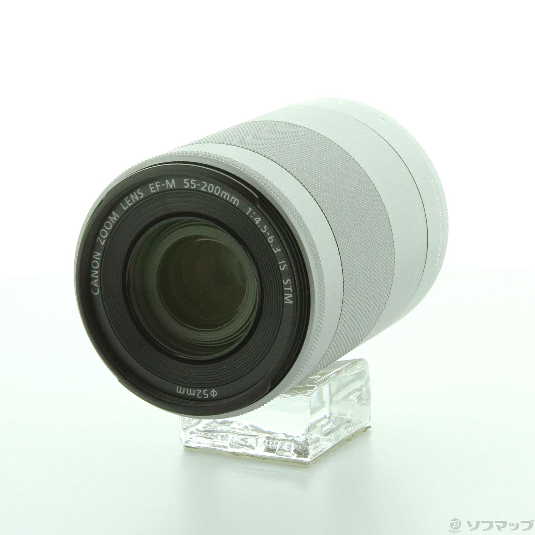 中古】EF-M55-200MM F4.5-6.3 IS STM シルバー [2133049317872