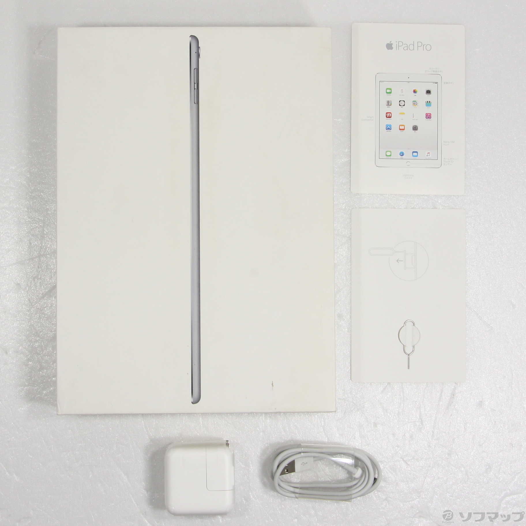 中古】iPad Pro 9.7インチ 128GB スペースグレイ MLQ32J／A SIMフリー