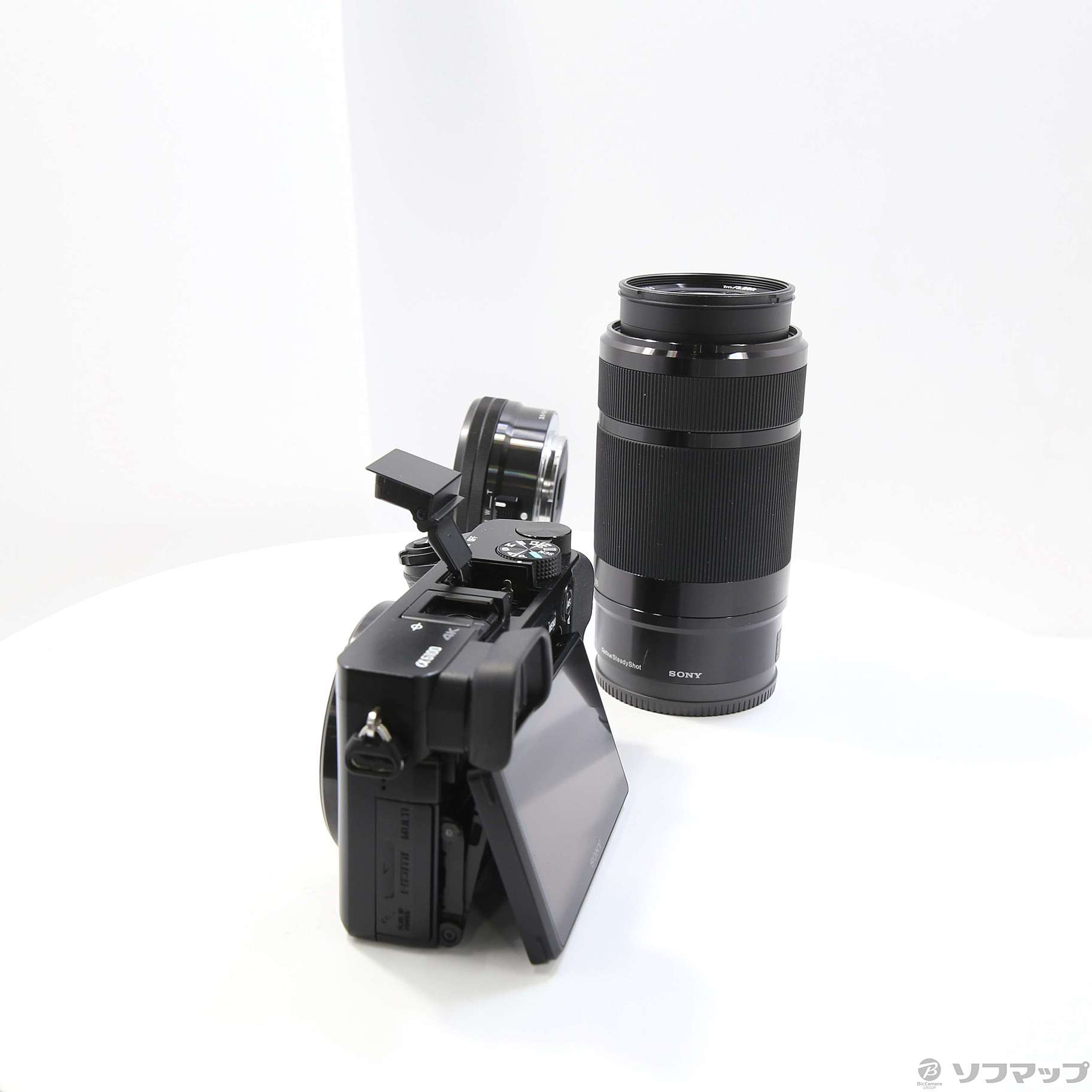 中古】α6100 ダブルズームレンズキット ブラック [2133049330147