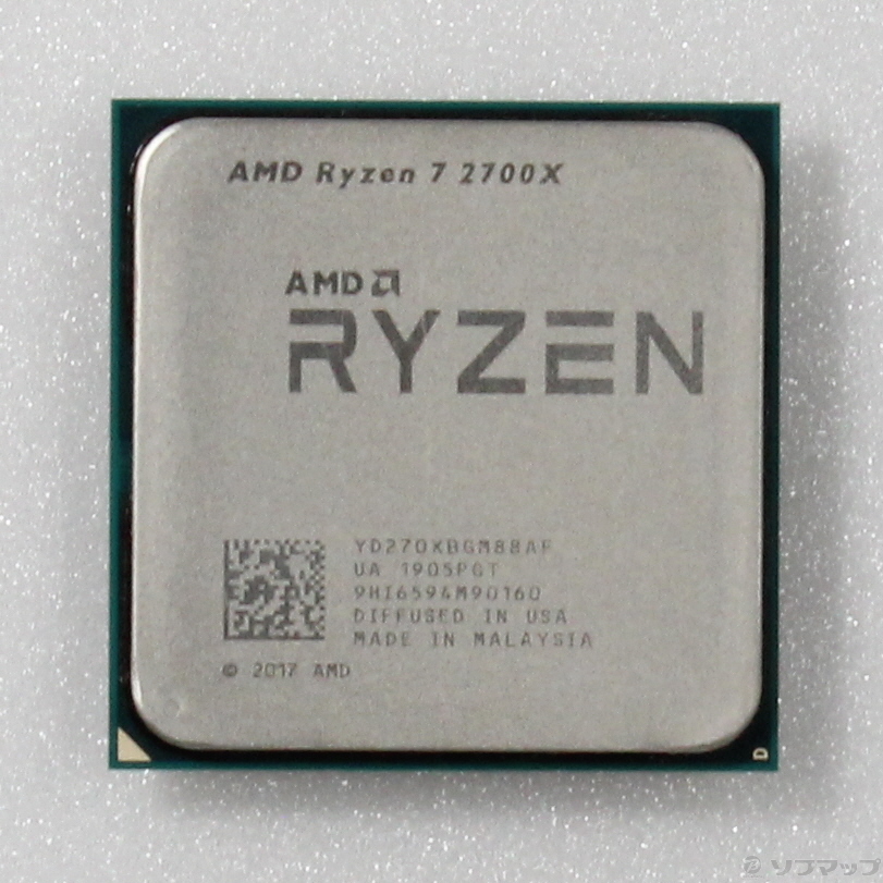 100％本物保証 RYZEN 7 2700X 8コア/16スレッド最大クロック4.3GHz ※美